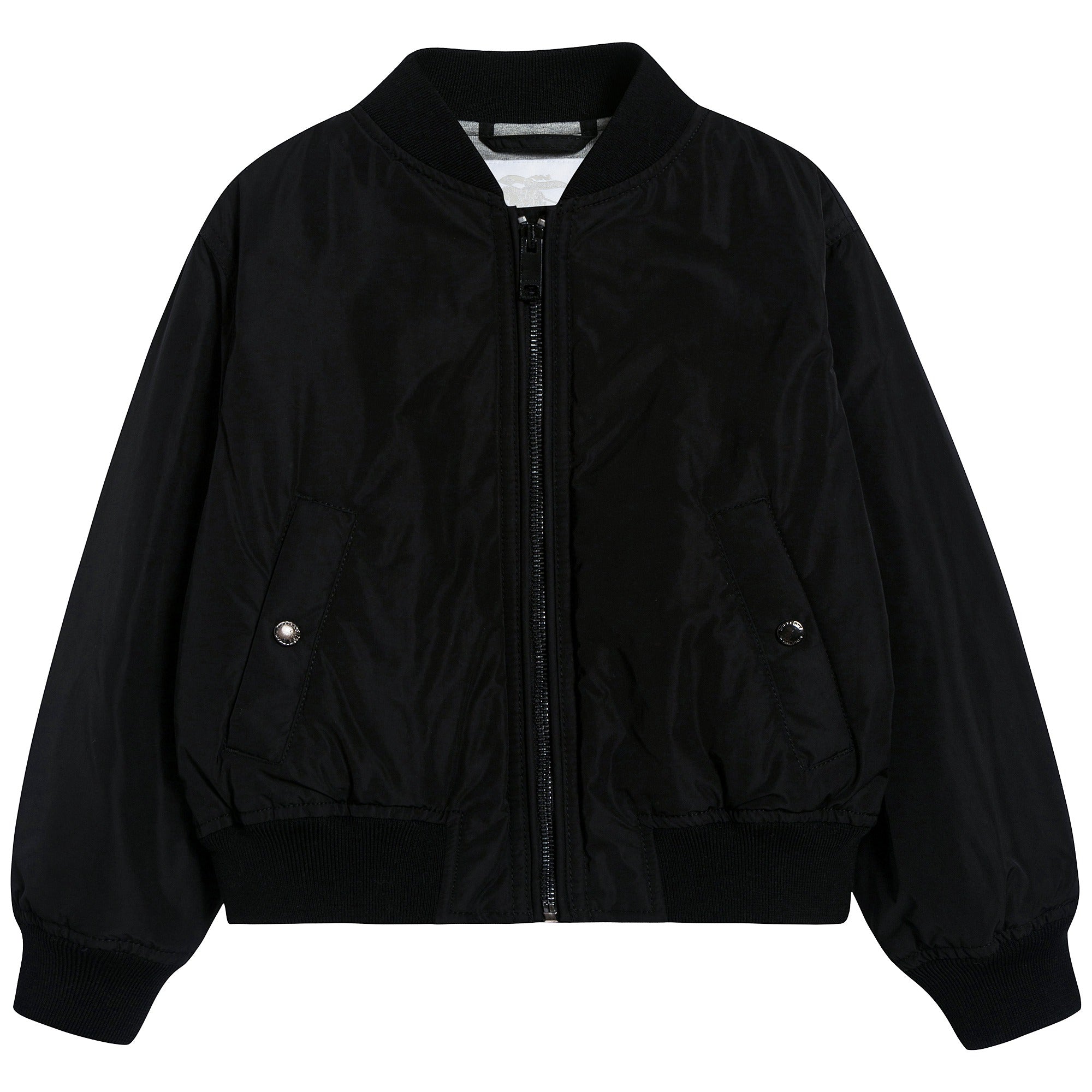 Boys Black Logo Jacket