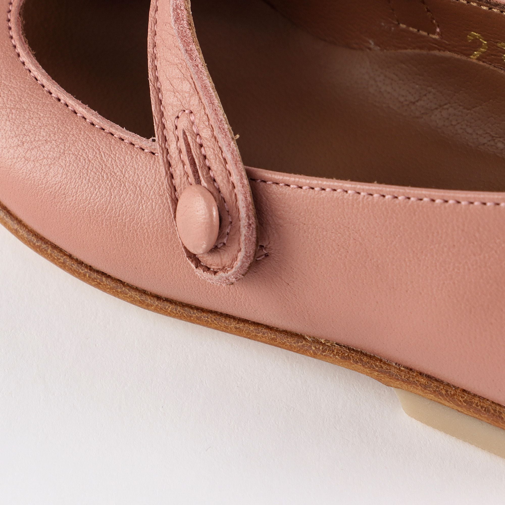 Girls Pink Leather Shoes