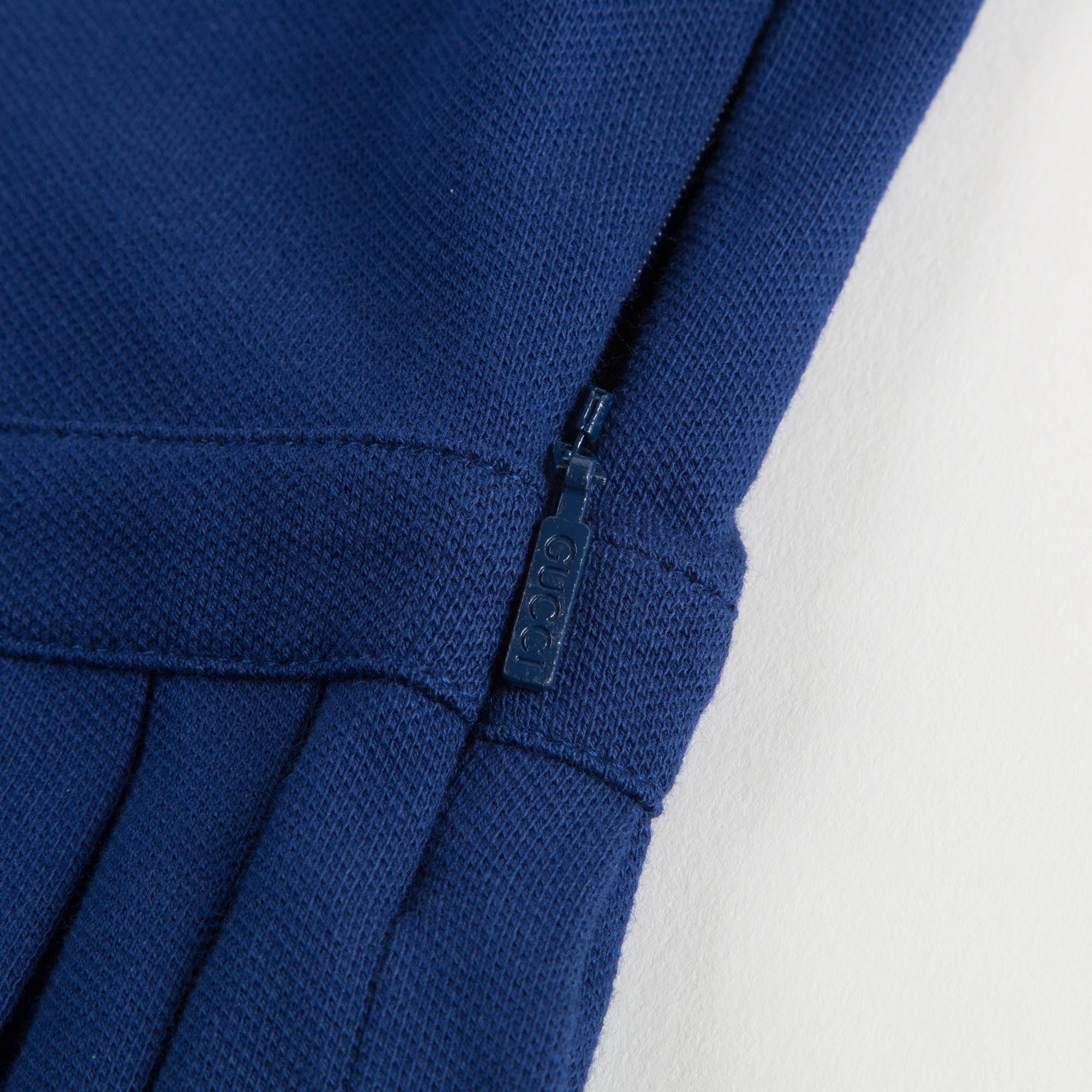 Girls Blue Cotton Piqué Dress