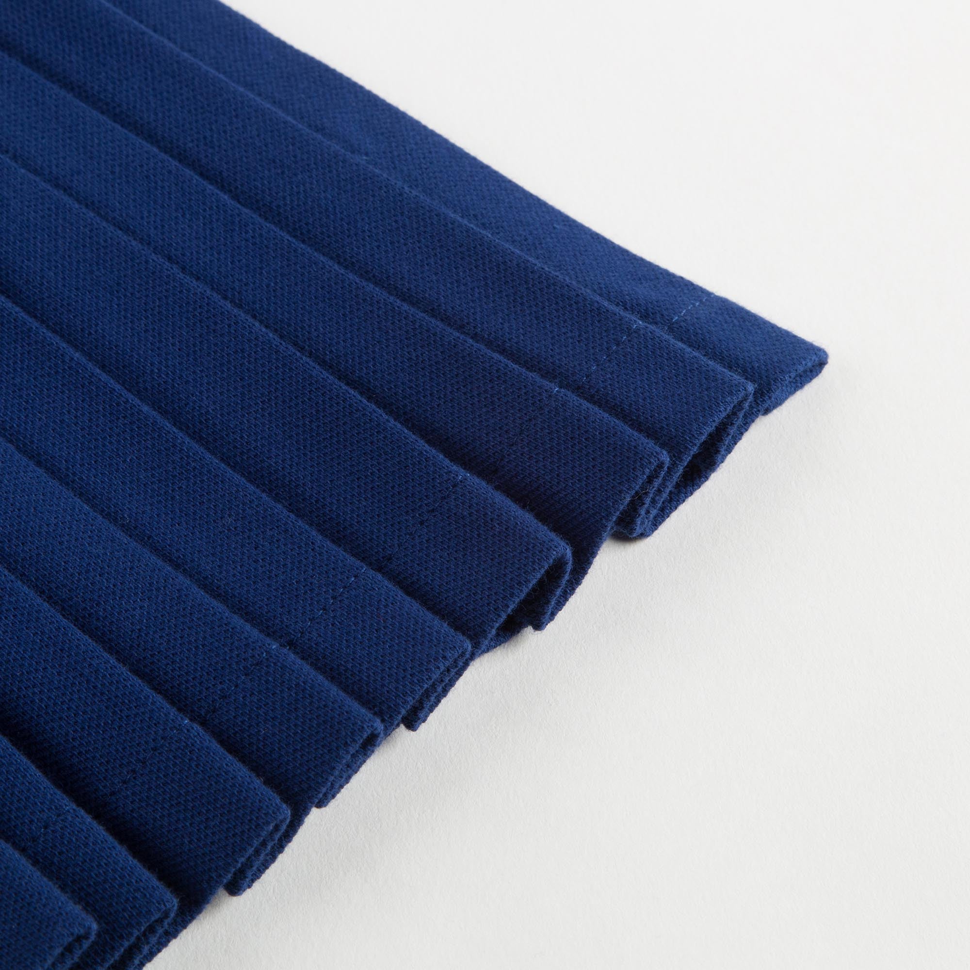 Girls Blue Cotton Piqué Dress