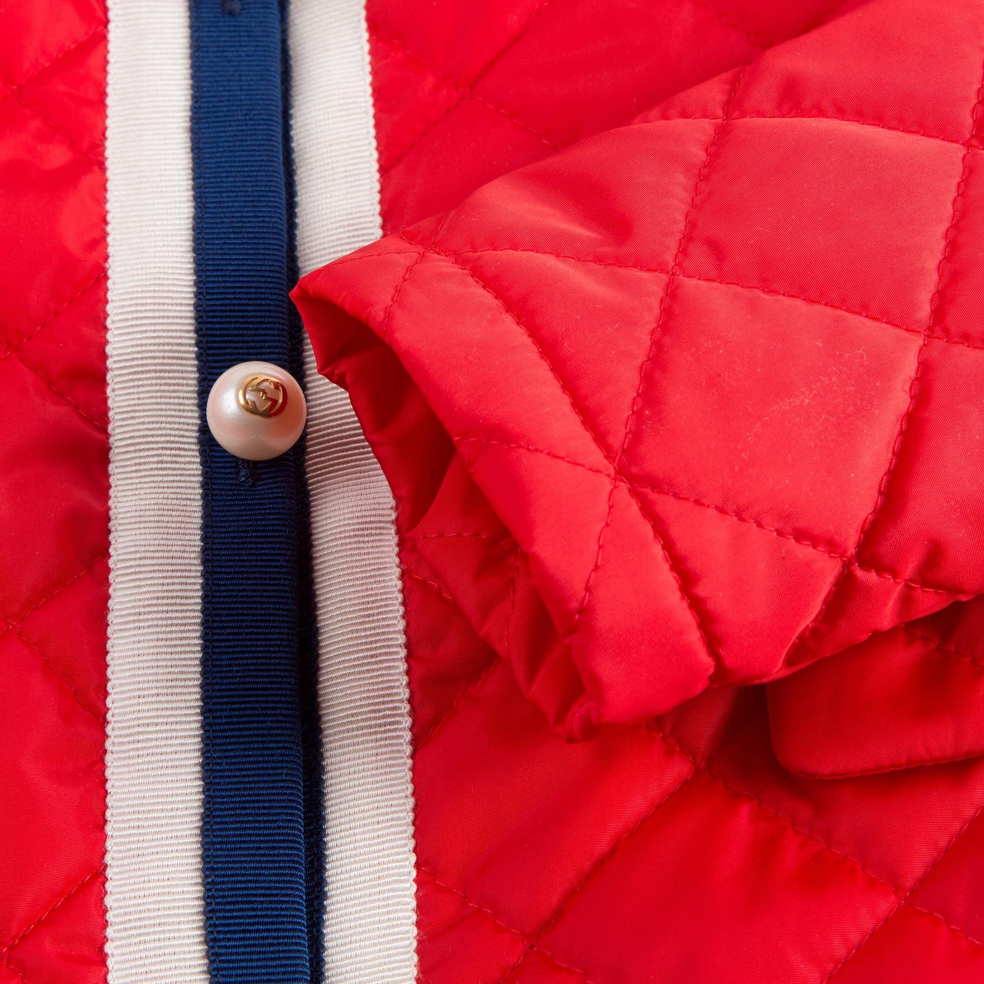 Baby Girls Red Down Padded Jacket