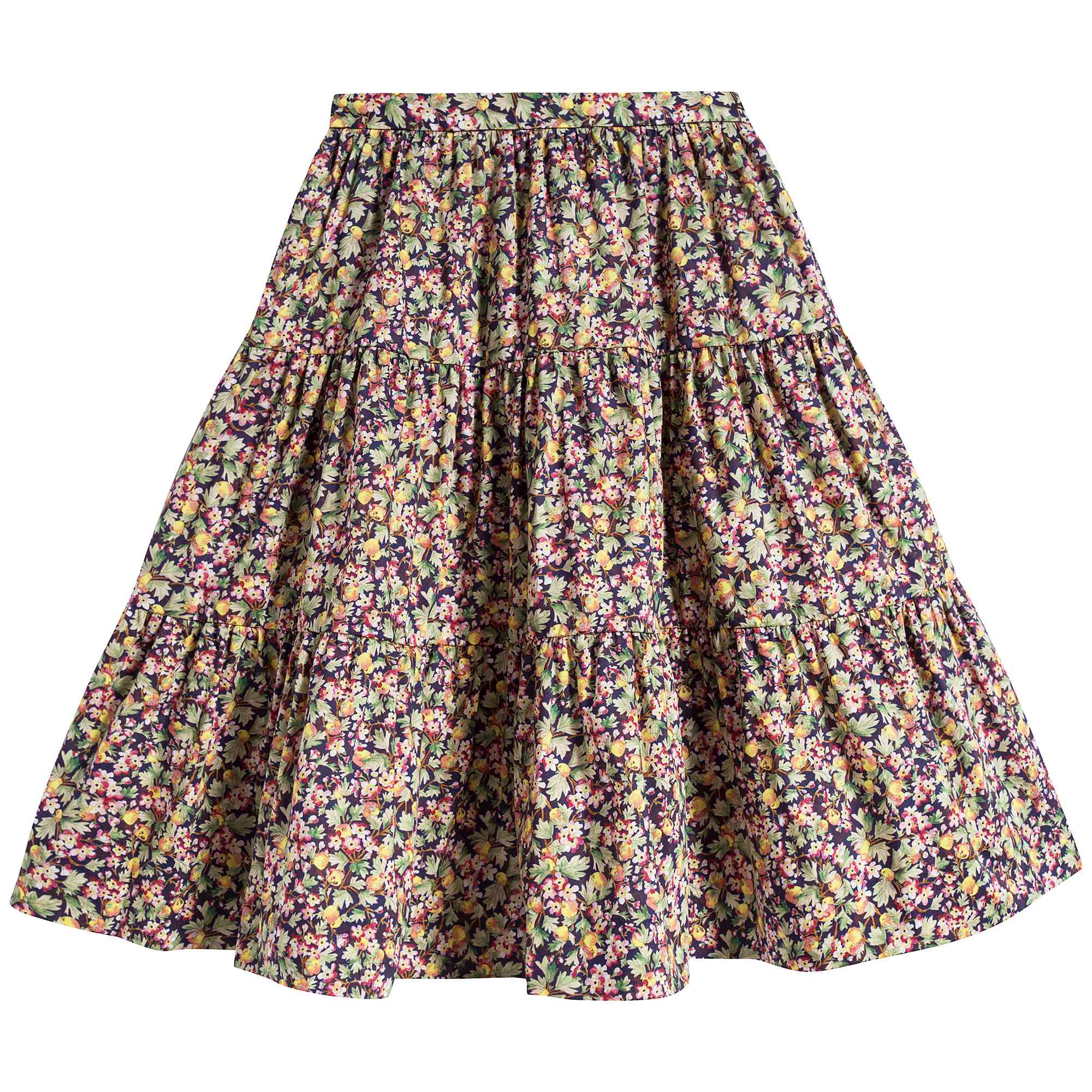 女童碎花半身长裙