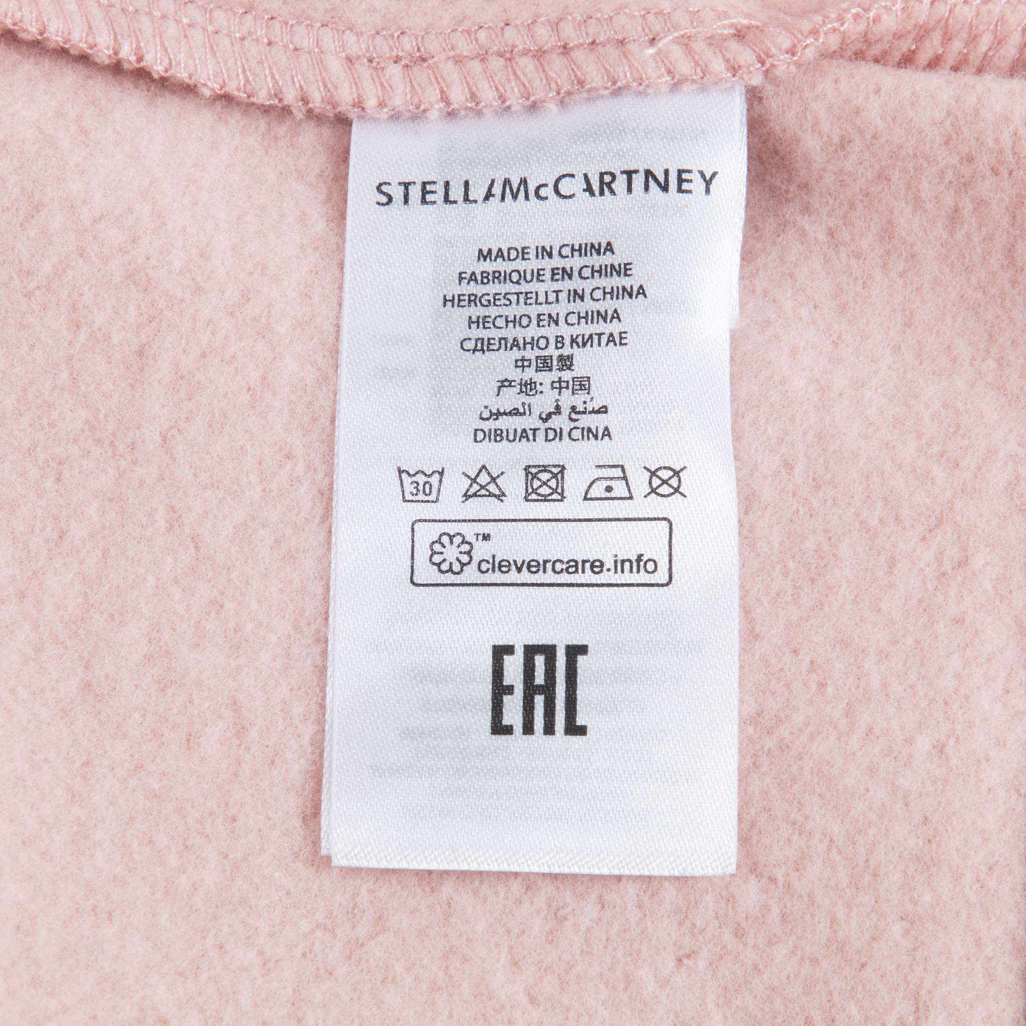 Baby Girls Dusky Rose Cotton Sweatshirt