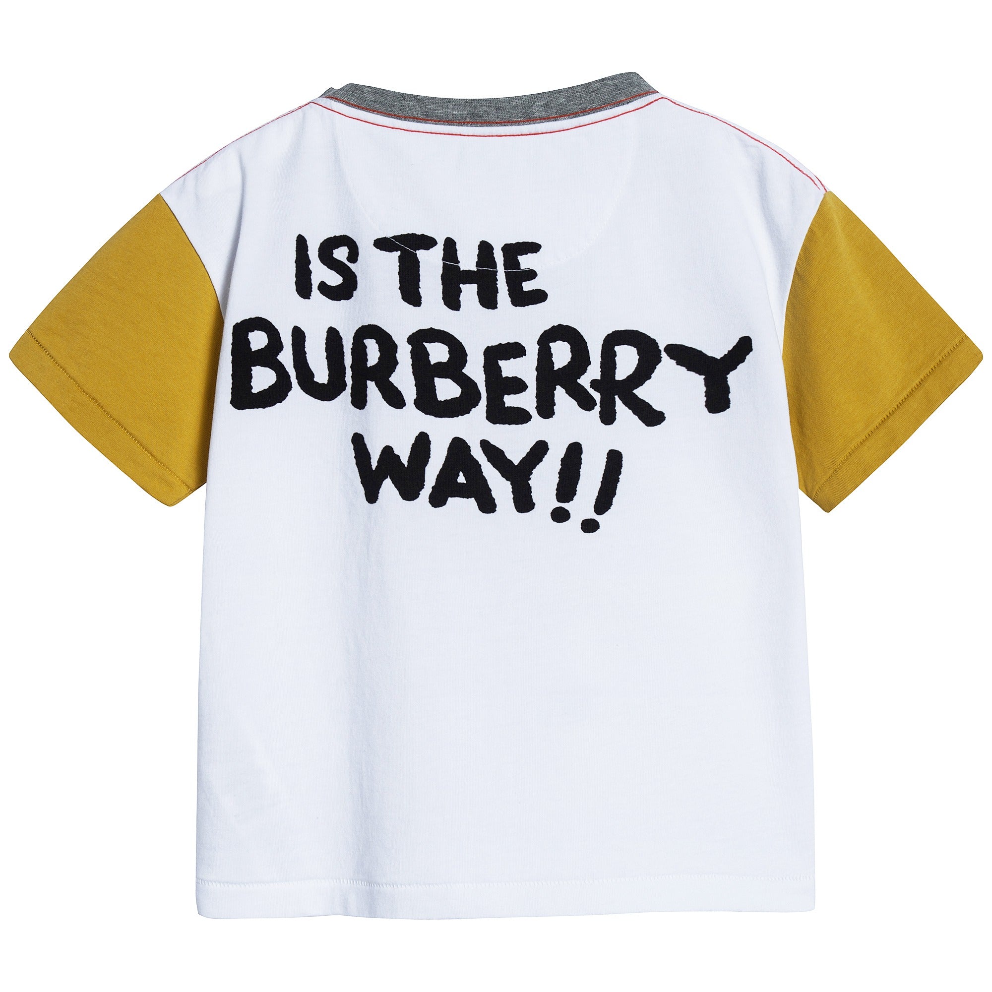 Baby Boys White Cotton T-shirt