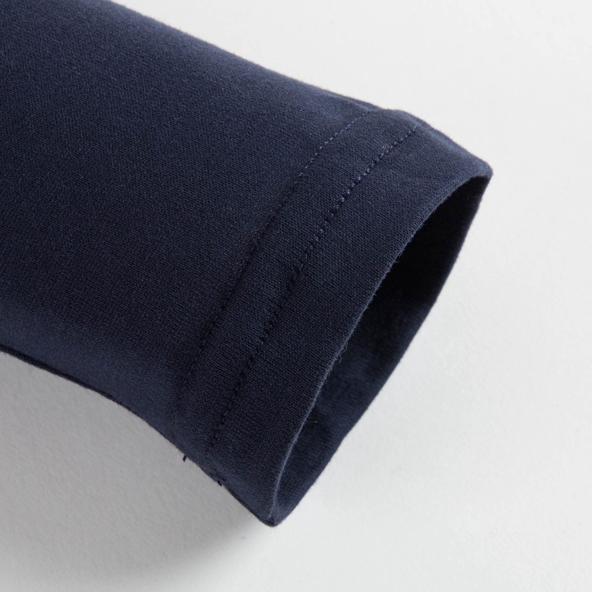 Girls Dark Blue Cotton T-shirt