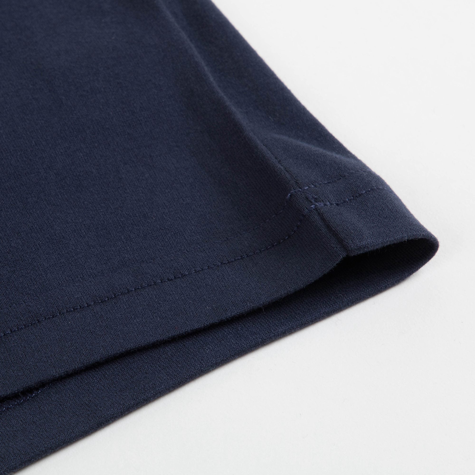 Girls Dark Blue Cotton T-shirt