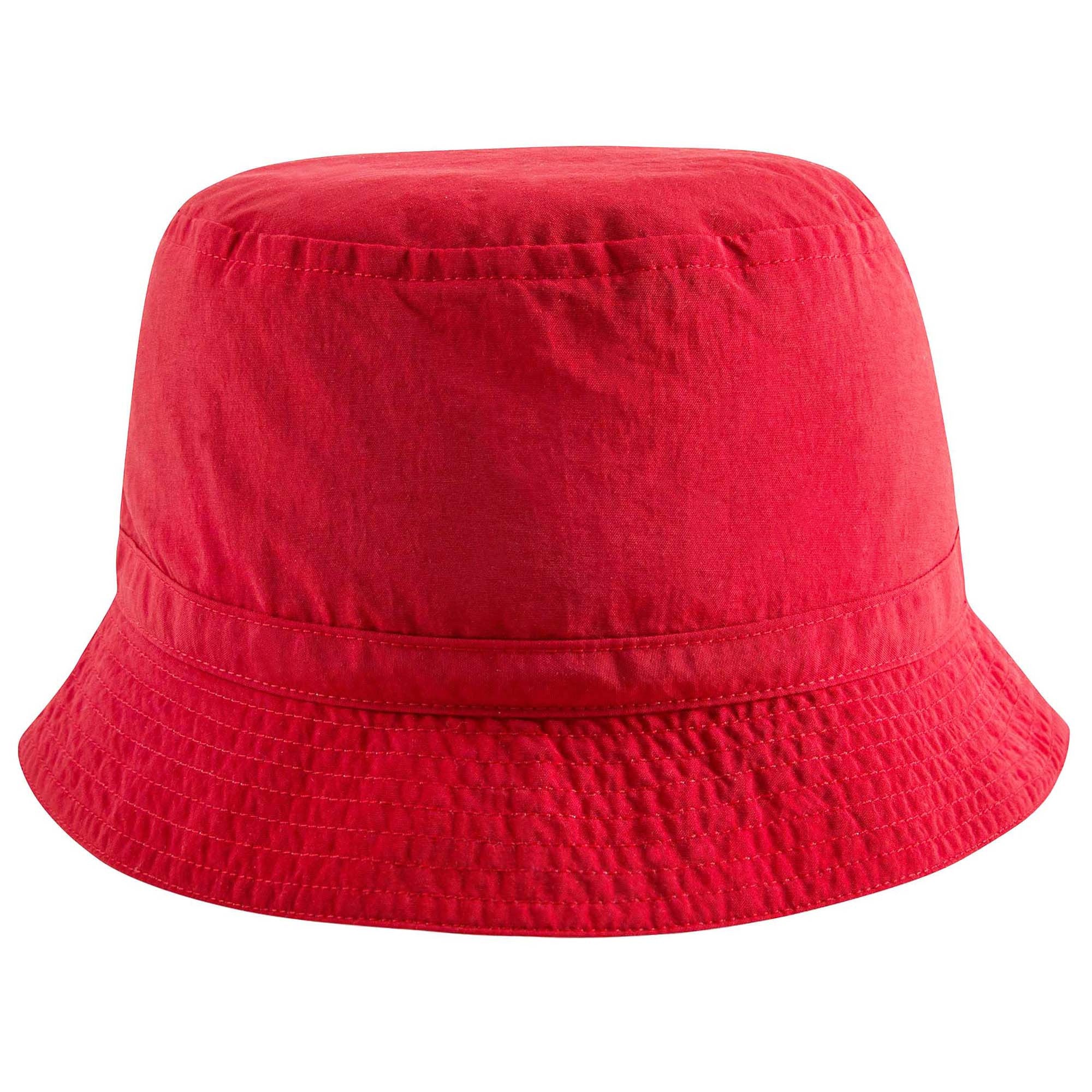 Baby Girls Red Reversible Sun Hat