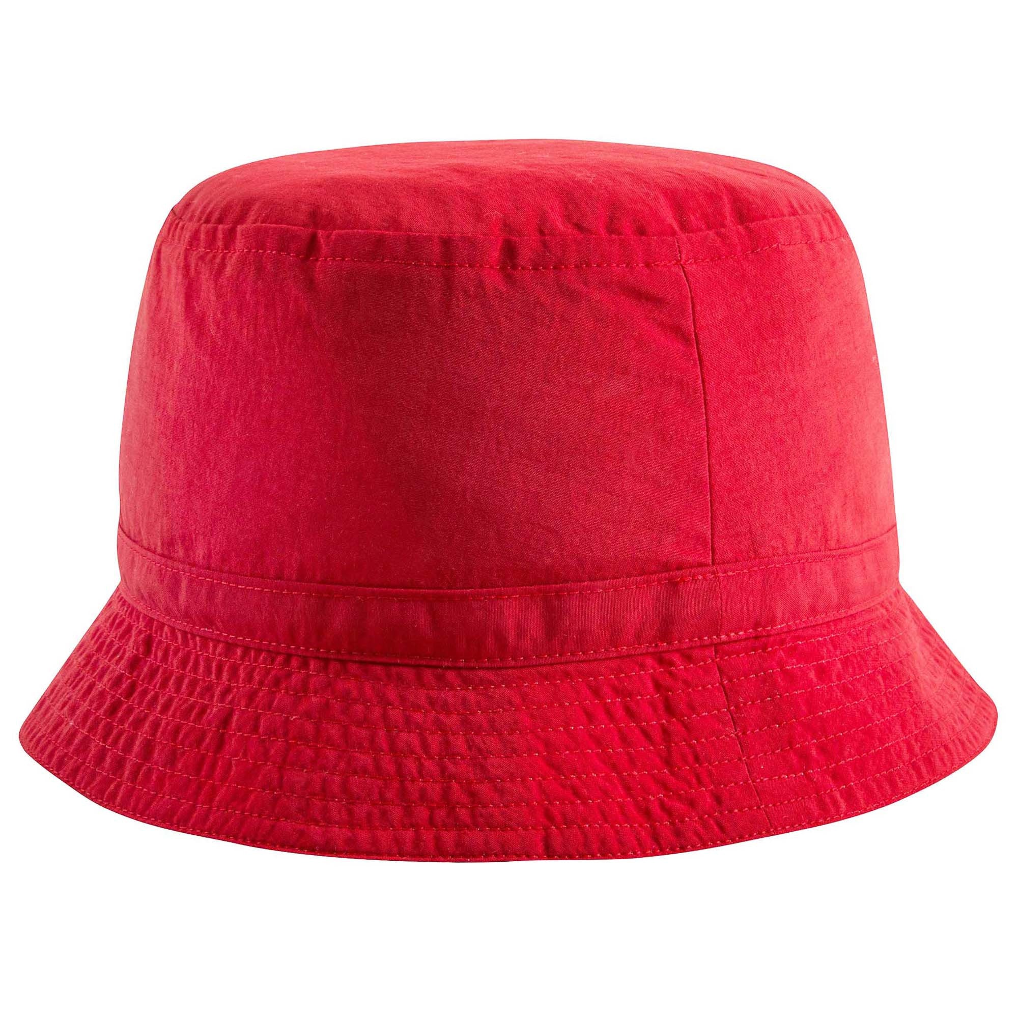 Baby Girls Red Reversible Sun Hat