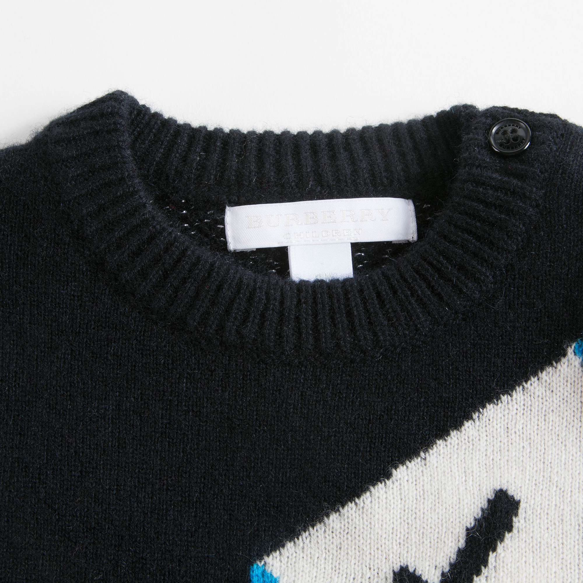 Baby Boys Black Cashmere Sweater