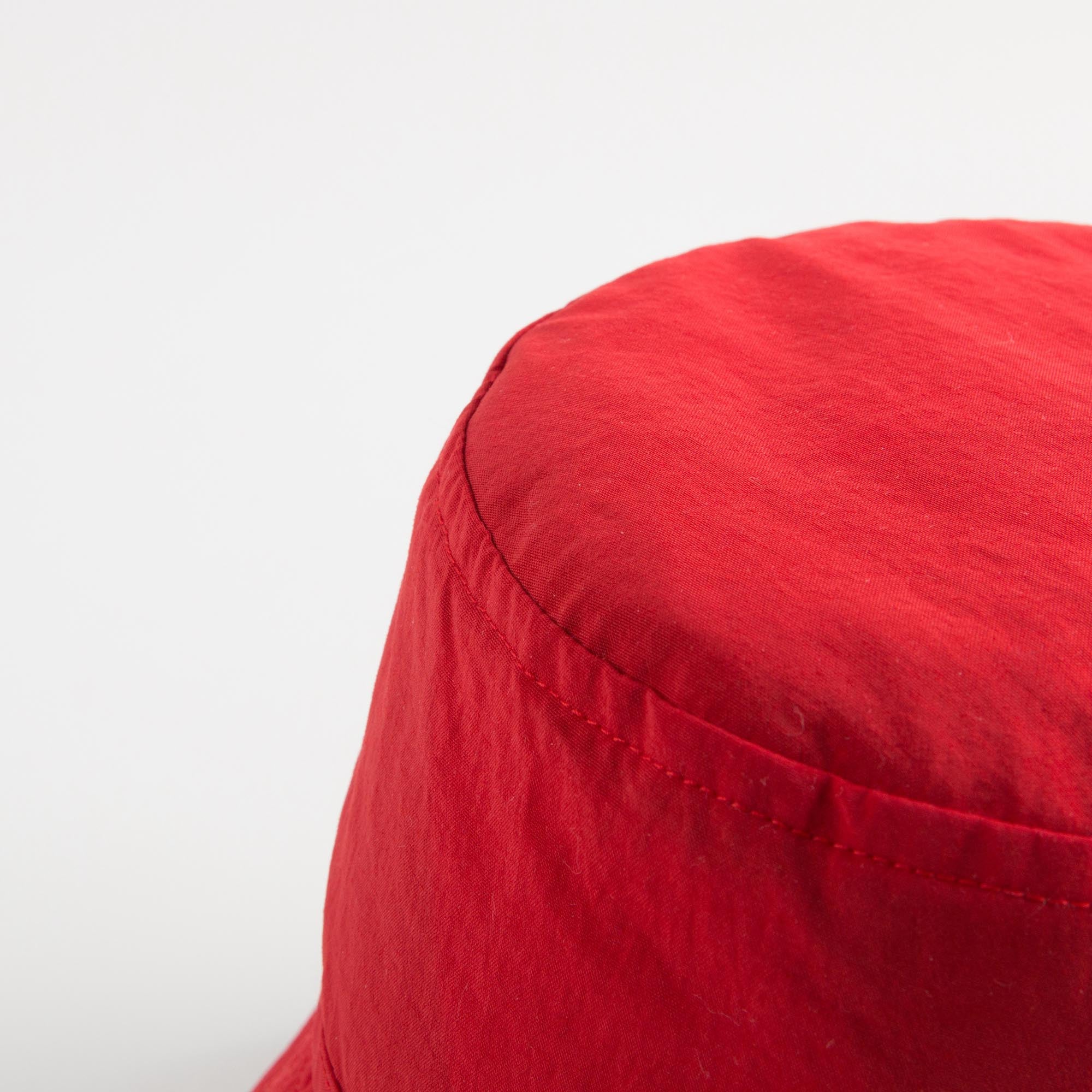 Baby Girls Red Reversible Sun Hat