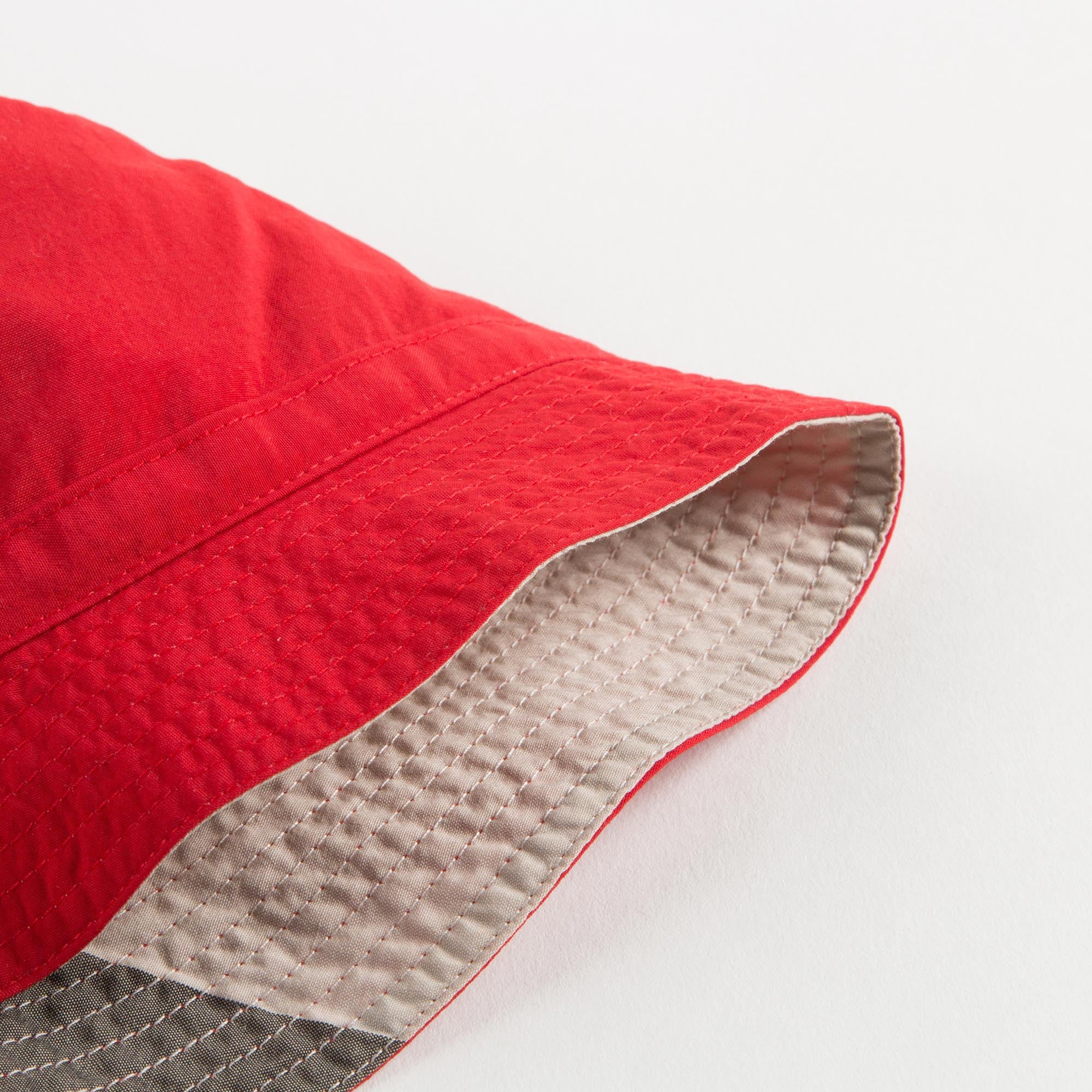 Baby Girls Red Reversible Sun Hat