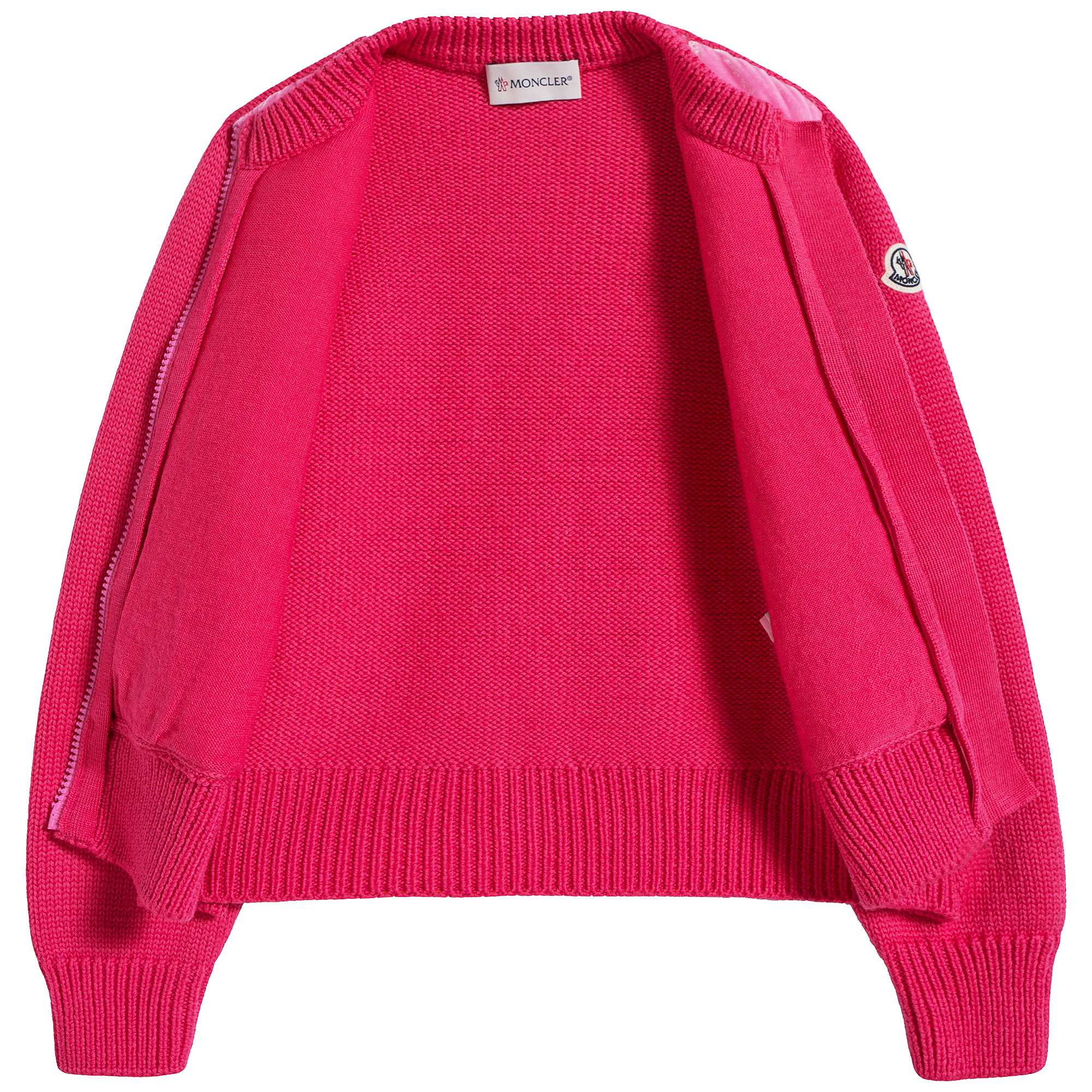 Girls Pink "MAGLIA TRICOT" Cardigan