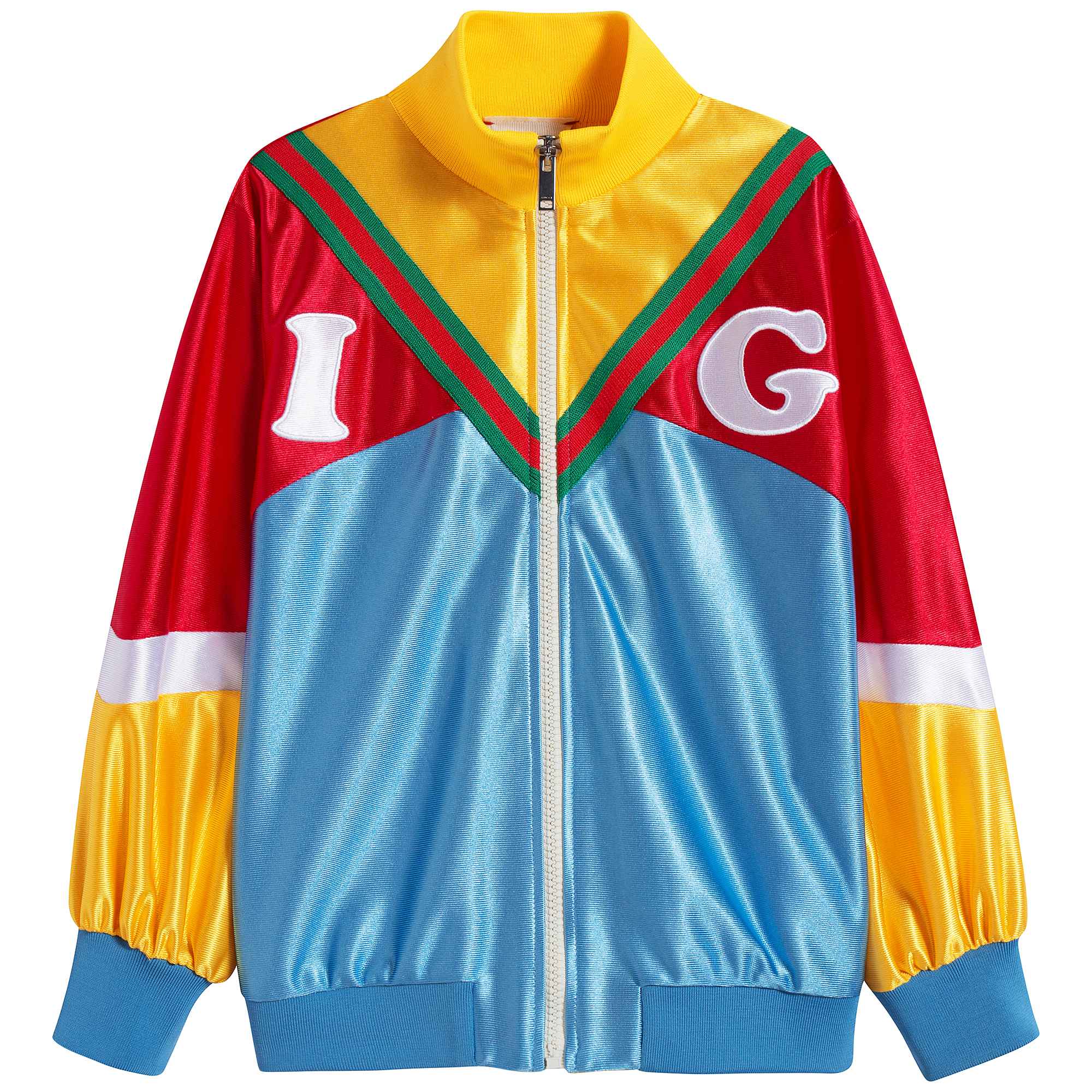 Boys & Girls Light Blue & Red Logo Coat