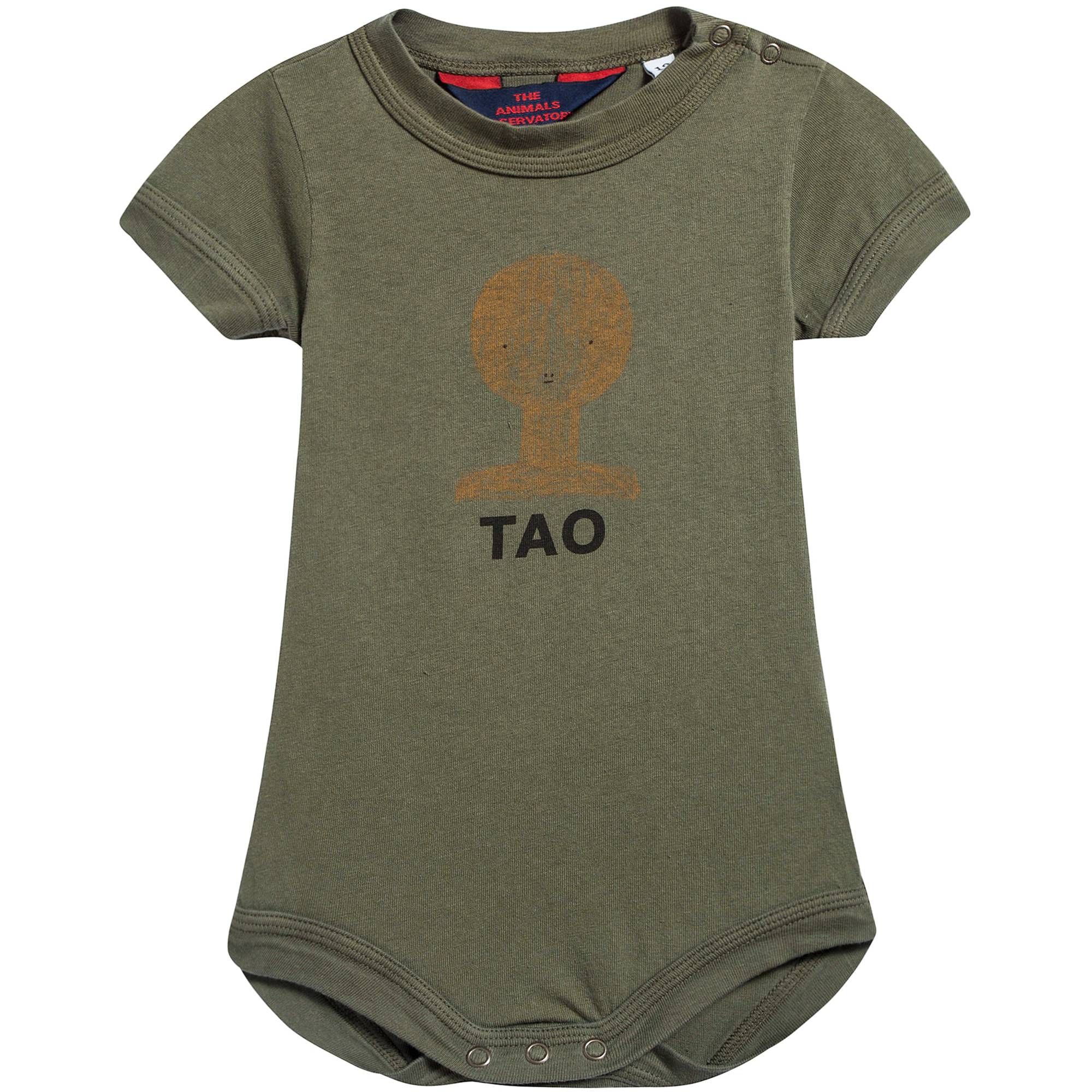 Baby Military Green Tao Bust  Cotton  Babysuit