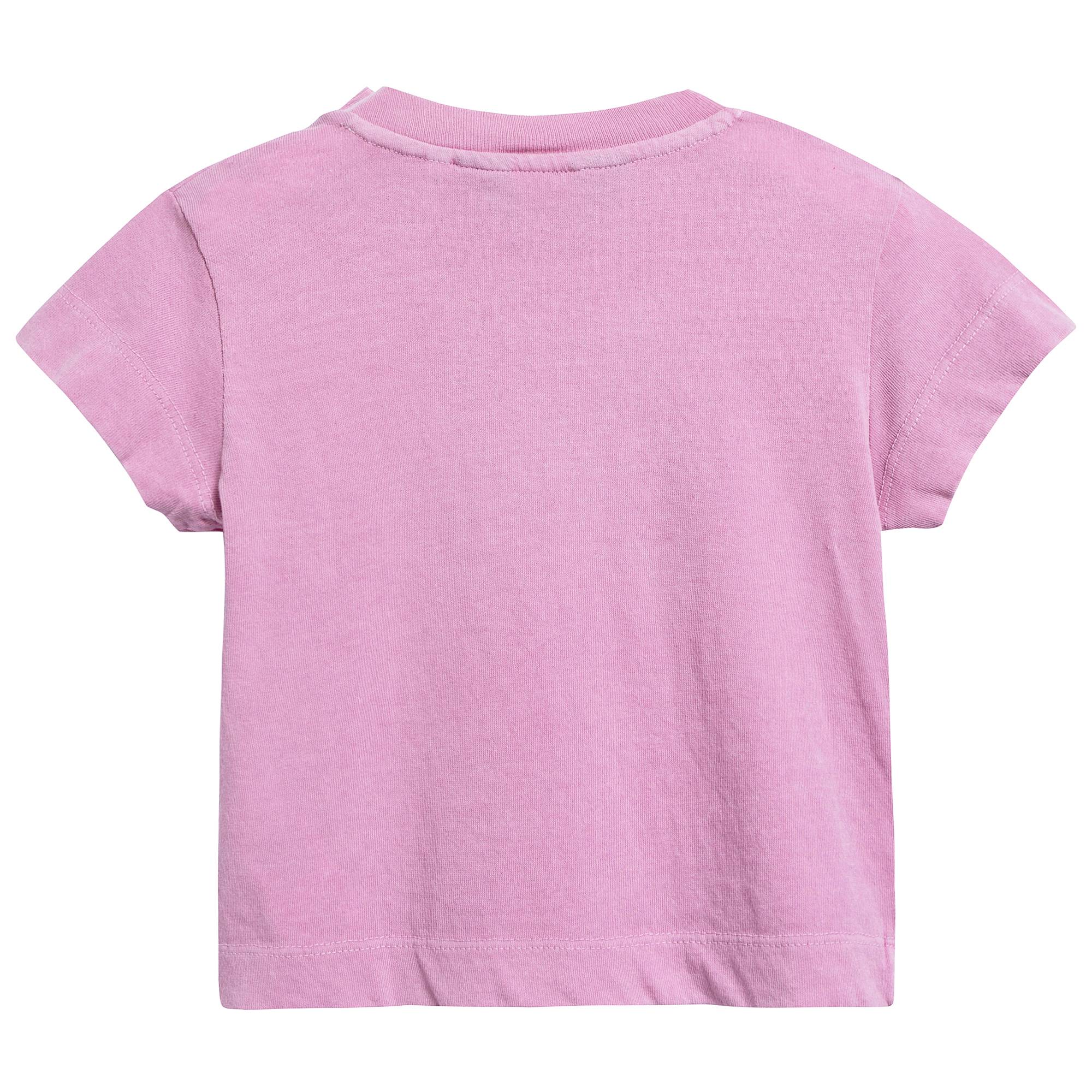 Baby Girls Fuchsia Apple Cotton T-shirt
