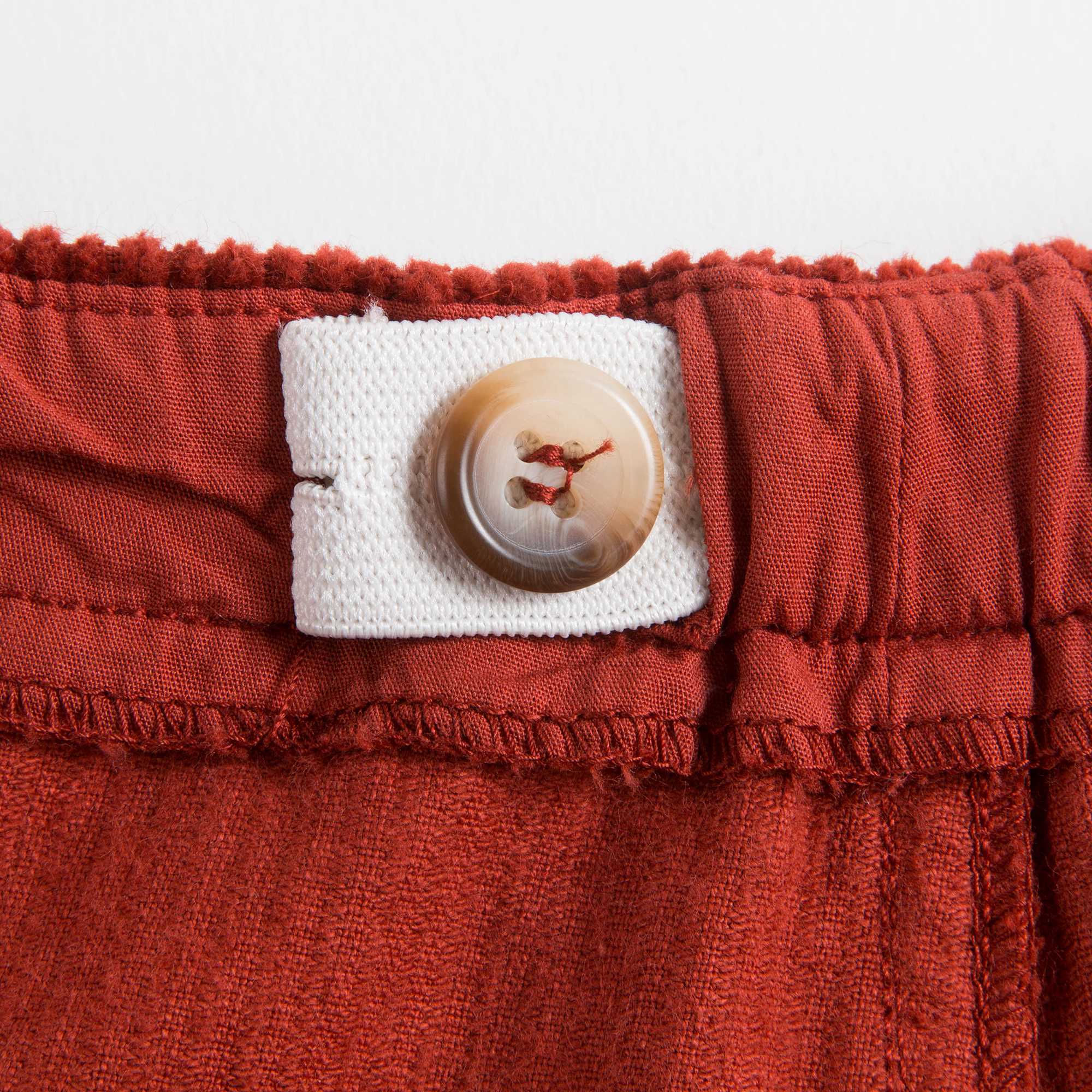 Girls Red Cotton Skirt