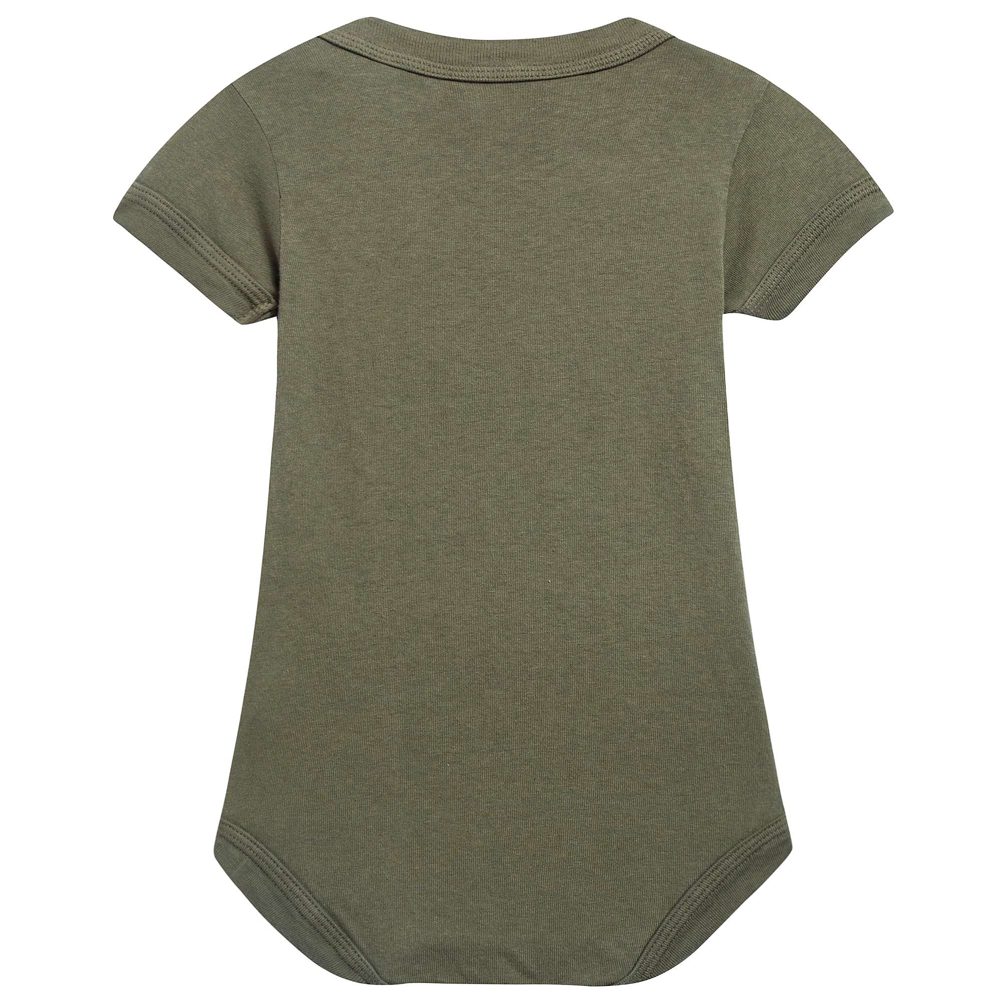 Baby Military Green Tao Bust  Cotton  Babysuit
