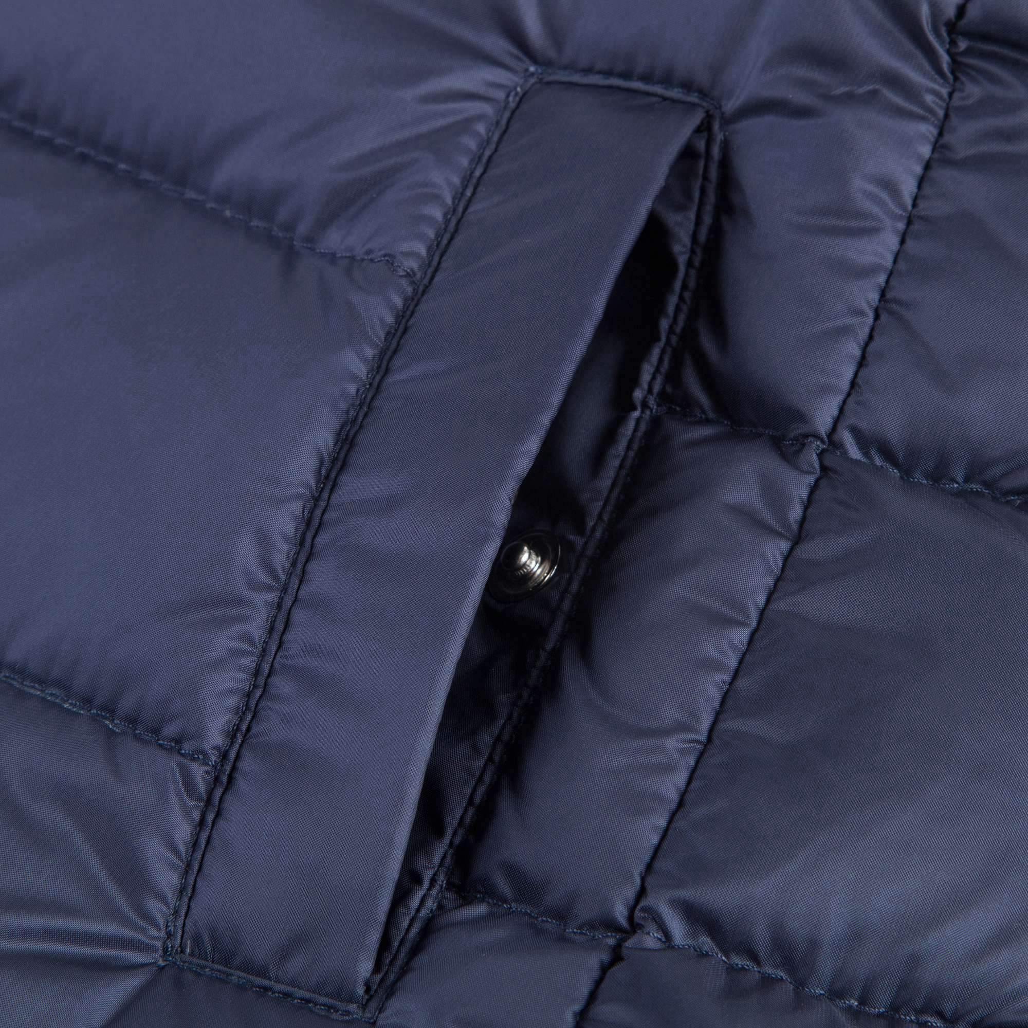 Baby Girls Blue "MAJEURE" Padded Down Coat