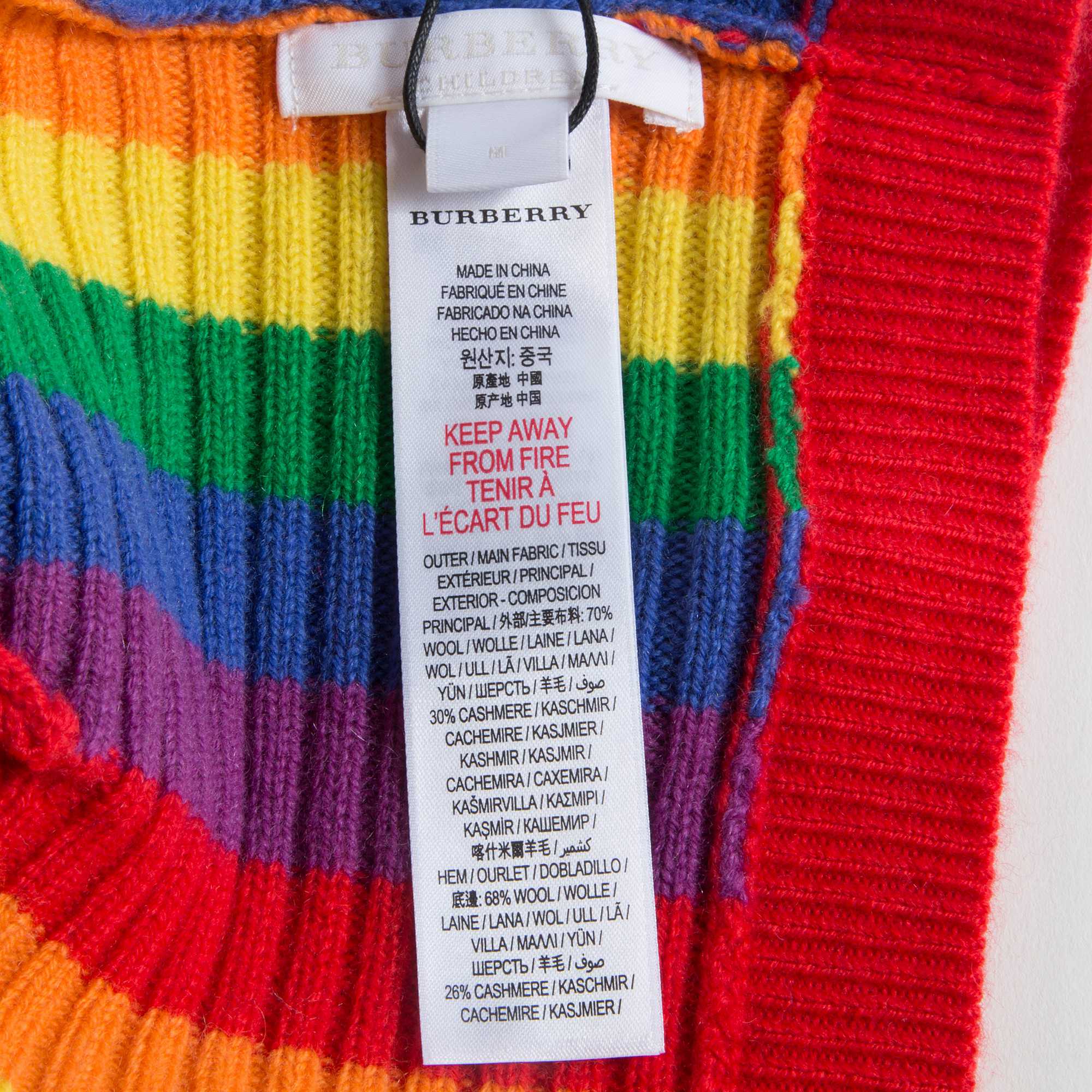 Girls Multicolour Wool Hat