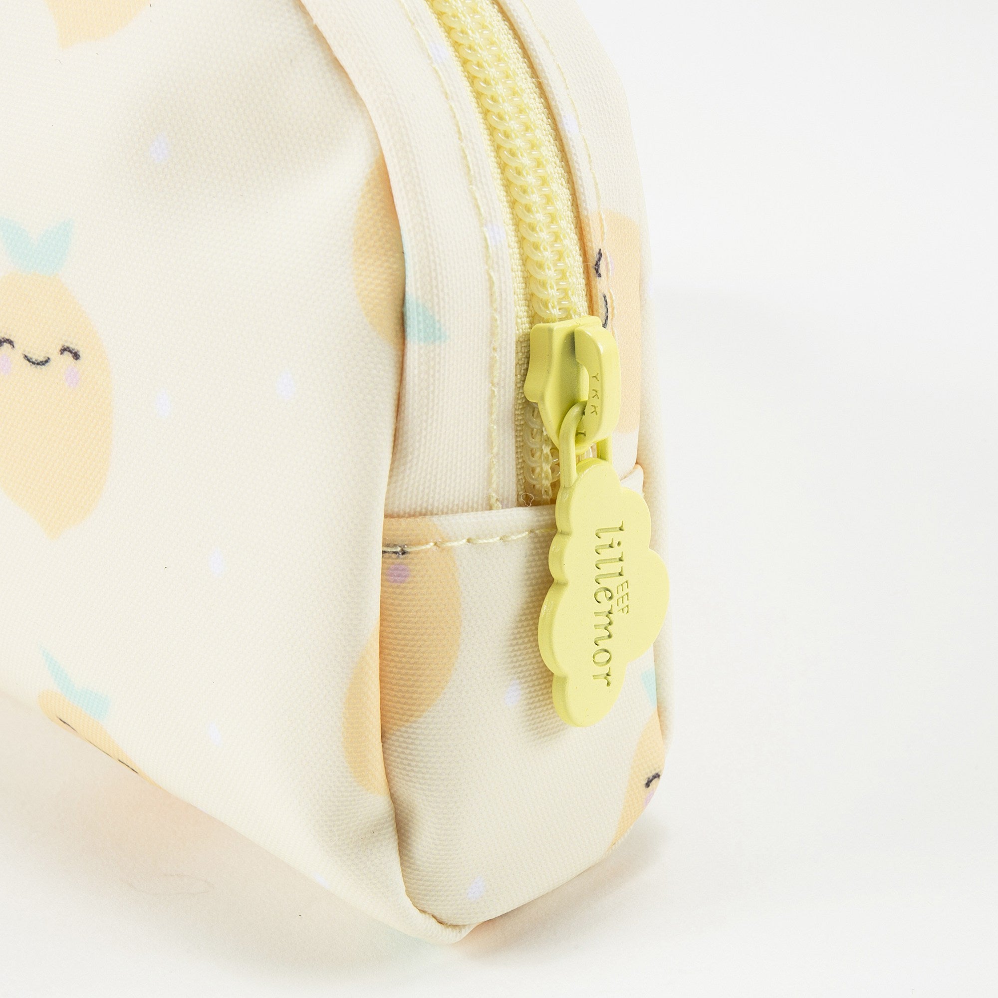 Girls Yellow Lemon Printed Pencil Pouch（21 x 11cm）