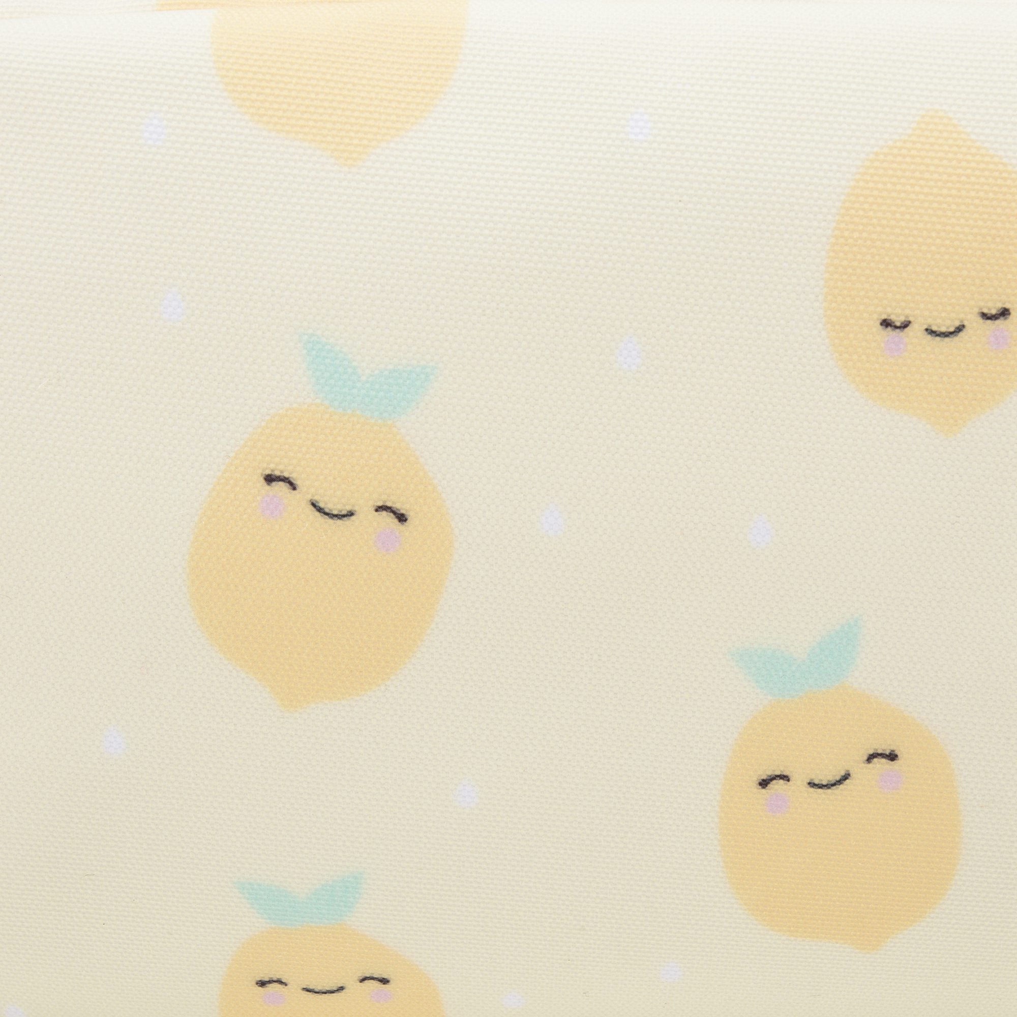 Girls Yellow Lemon Printed Pencil Pouch（21 x 11cm）