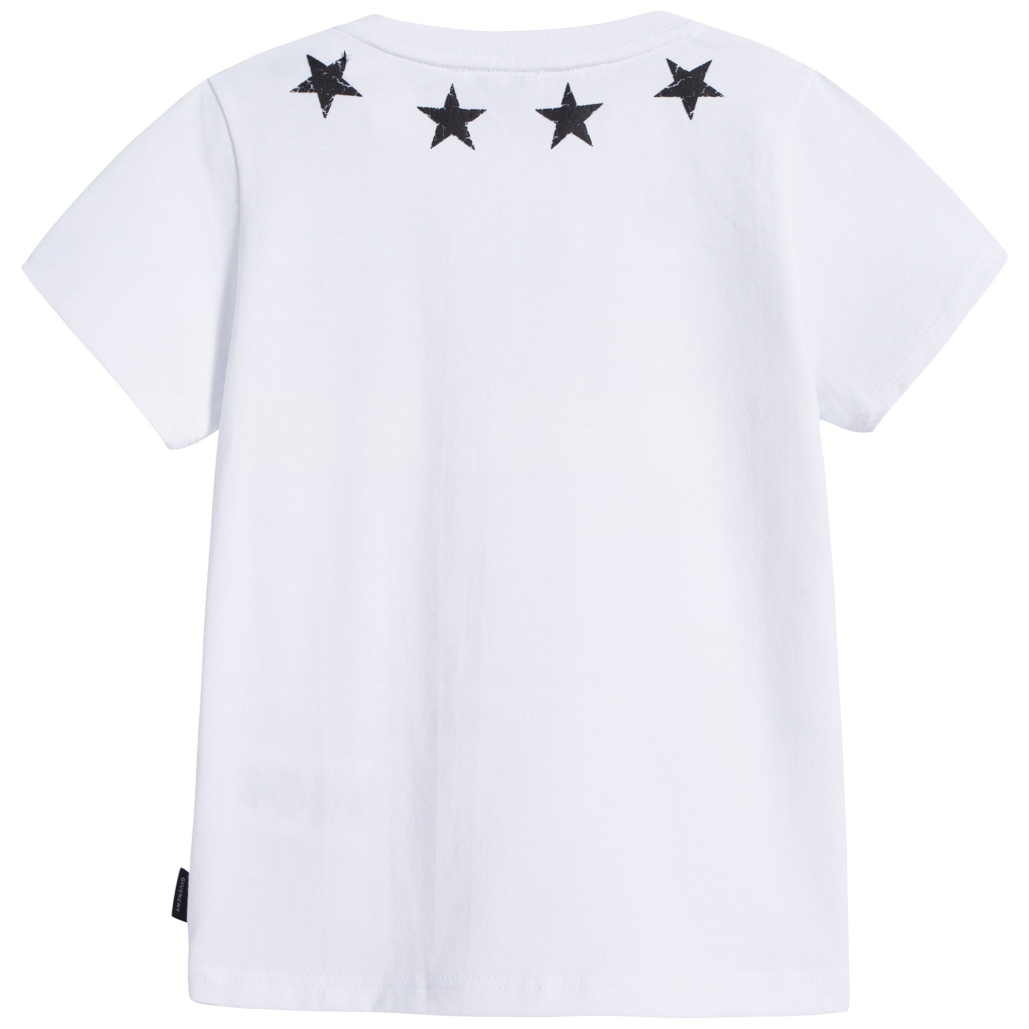 Baby Boys White Star Cotton T-shirt