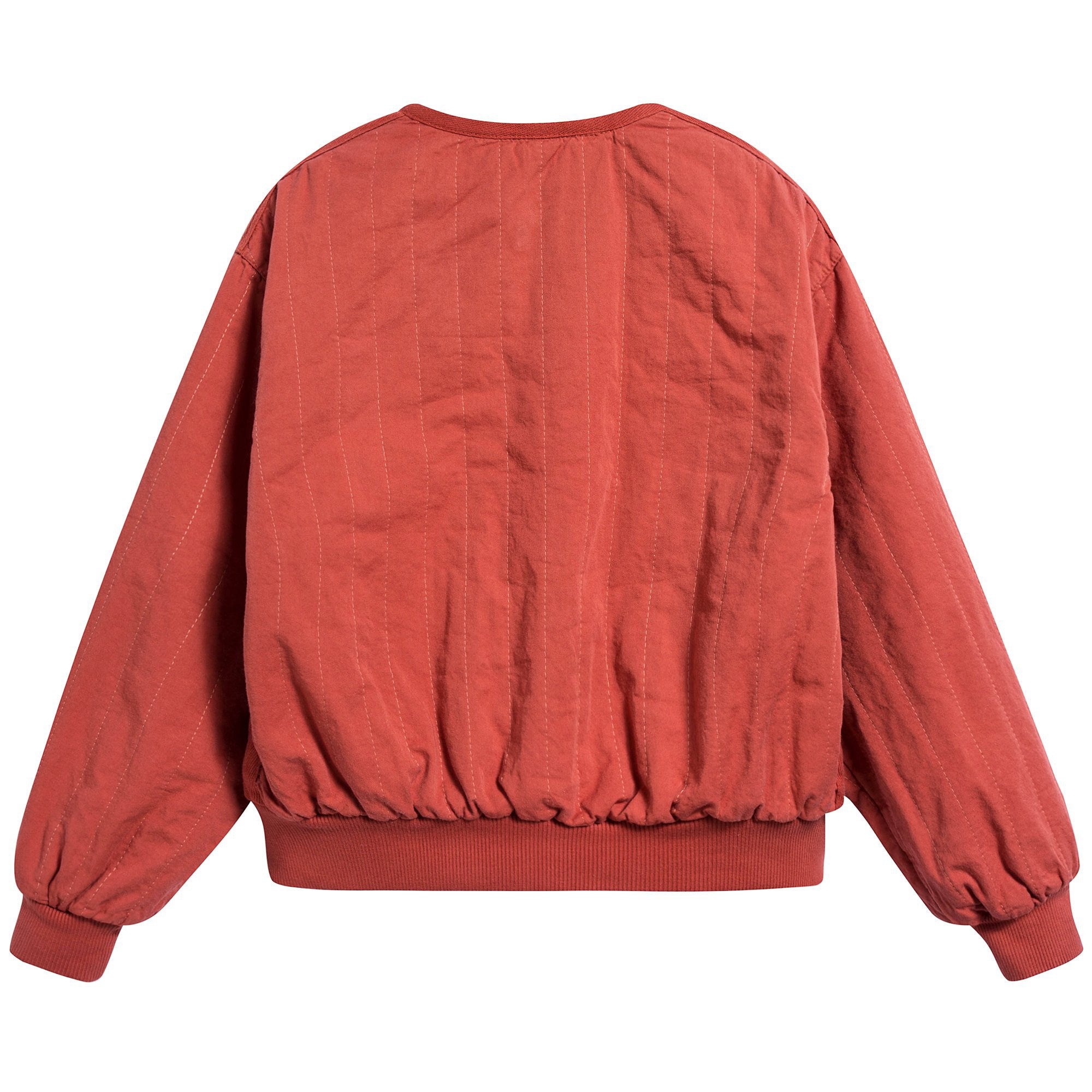 Girls  Red   Shells   Cotton    Jacket