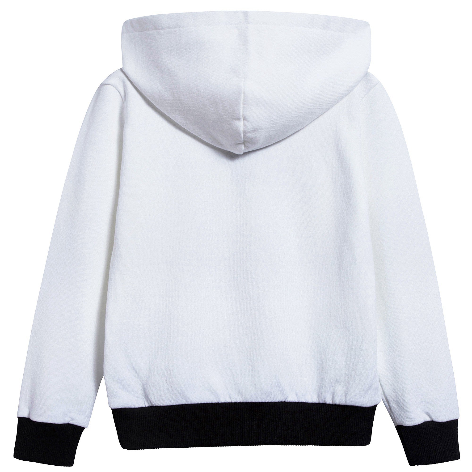 Girls   White   "DG"    Cotton    Coat