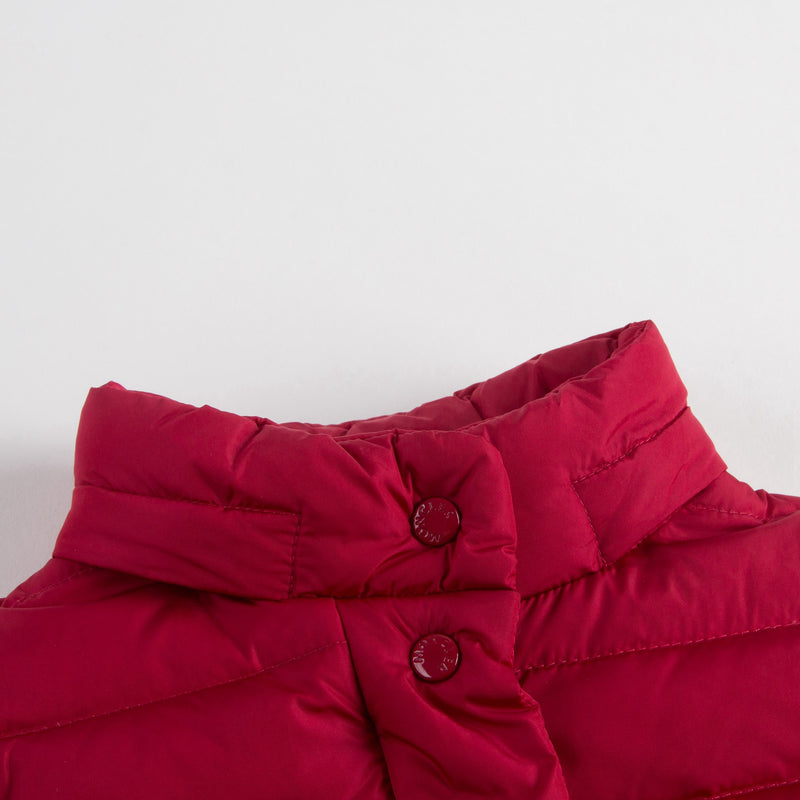 Girls Red 'New Neste" Down Padded Coat