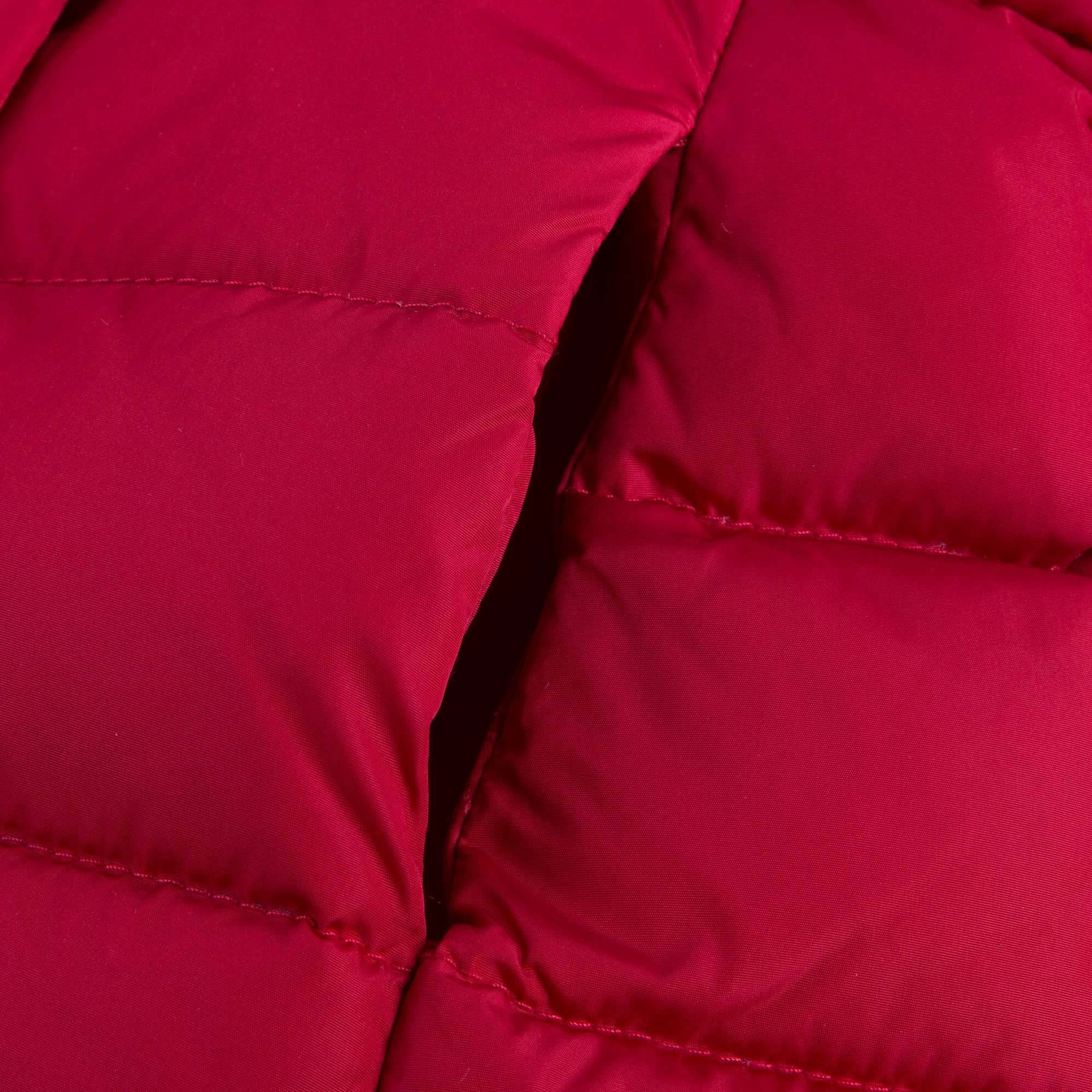 Baby Girls Red 'New Neste" Down Padded Coat