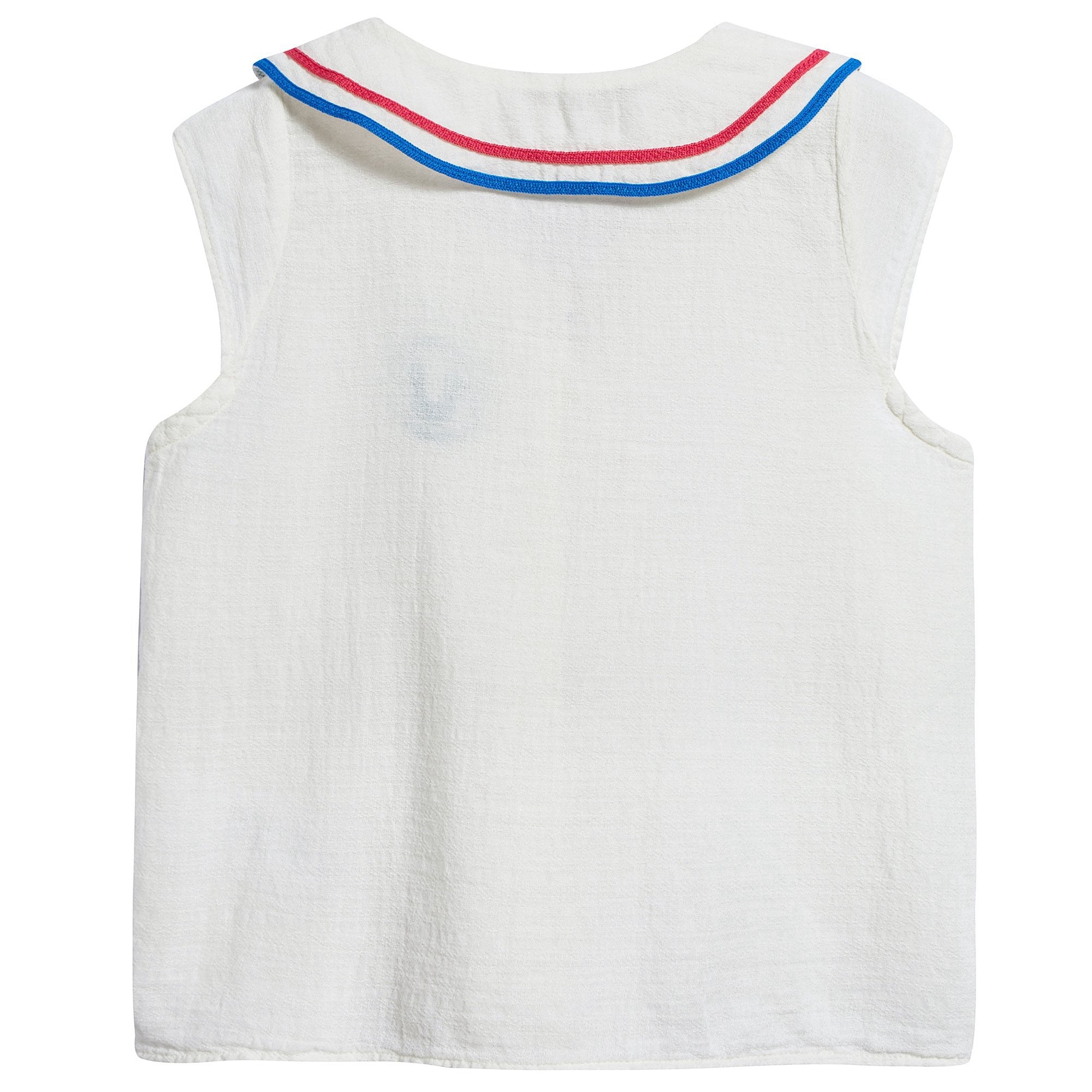 Girls Raw White Bird Cotton T-shirt