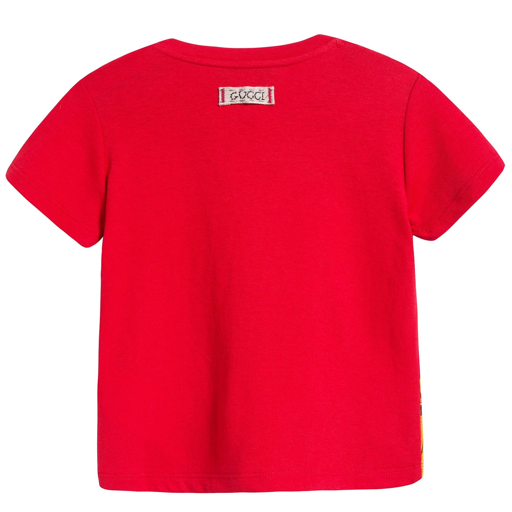 Baby Girls Red Cat T-shirt