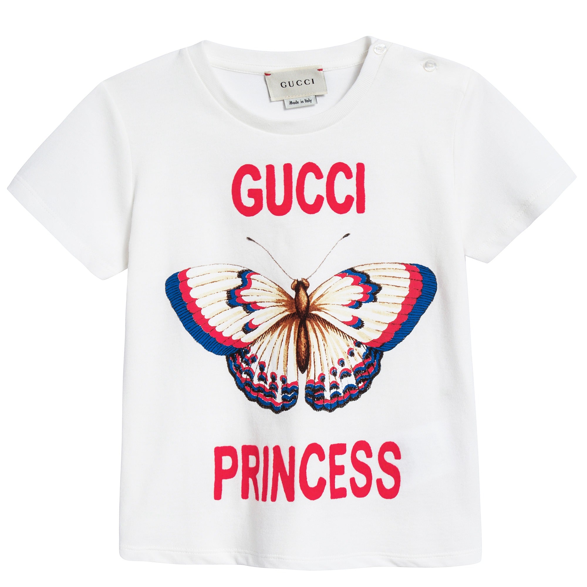 Baby Girls White Princess T-shirt
