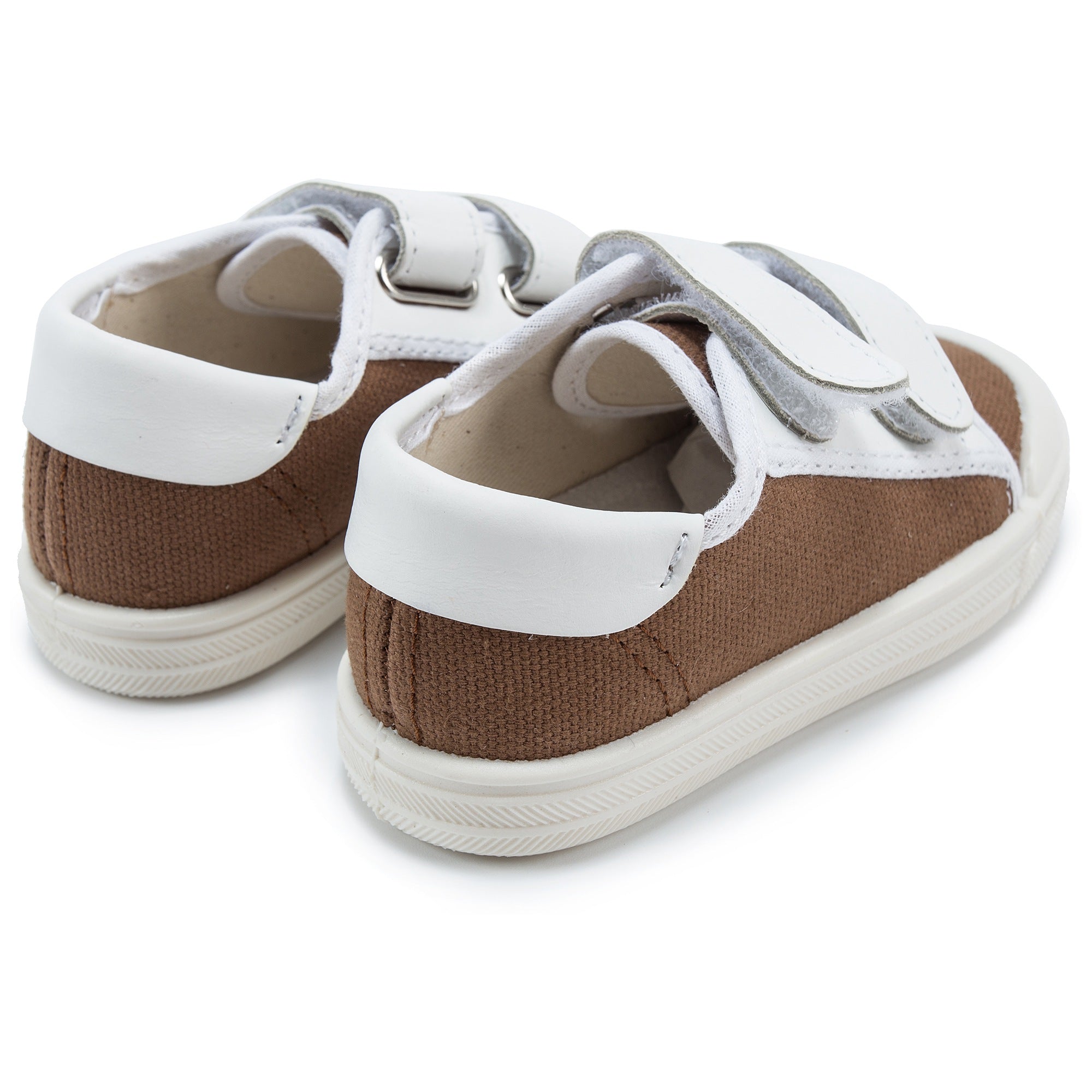 Baby Boys Coffee & White Shoes