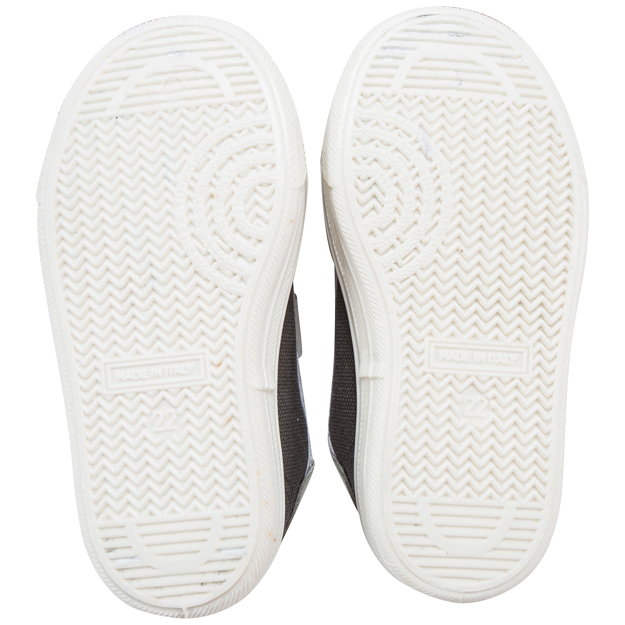 Baby Boys Dark Grey & White Shoes