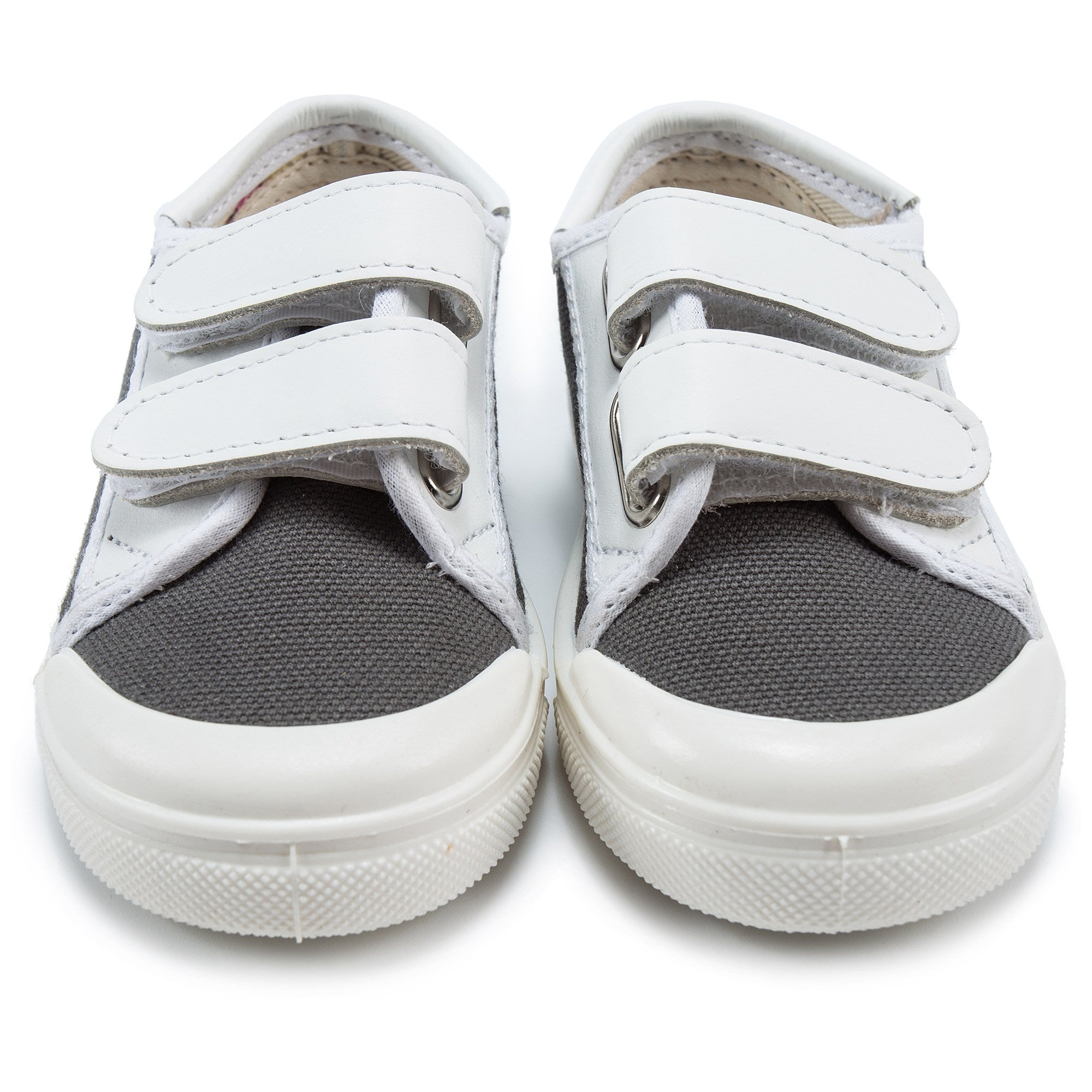 Baby Boys Dark Grey & White Shoes