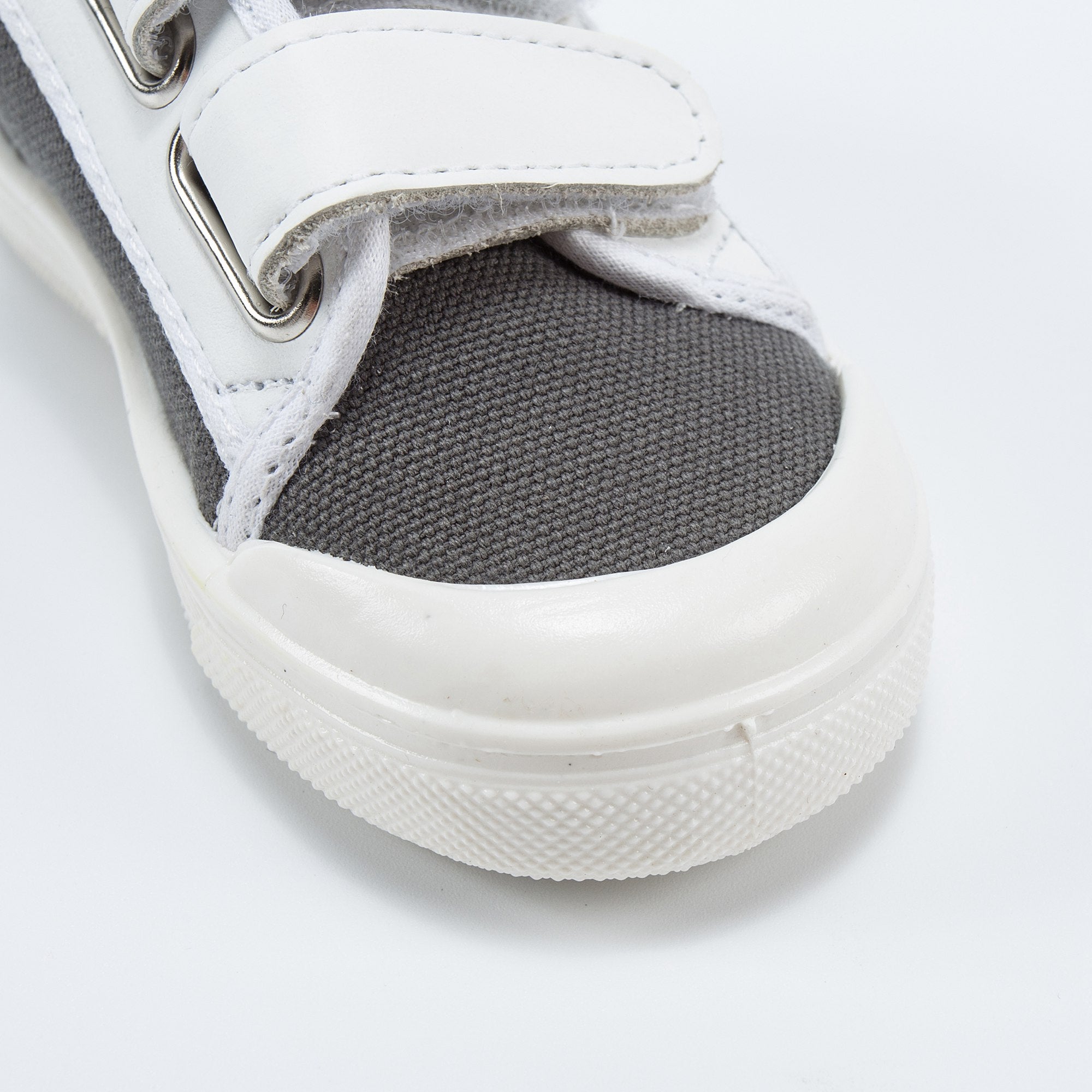 Baby Boys Dark Grey & White Shoes