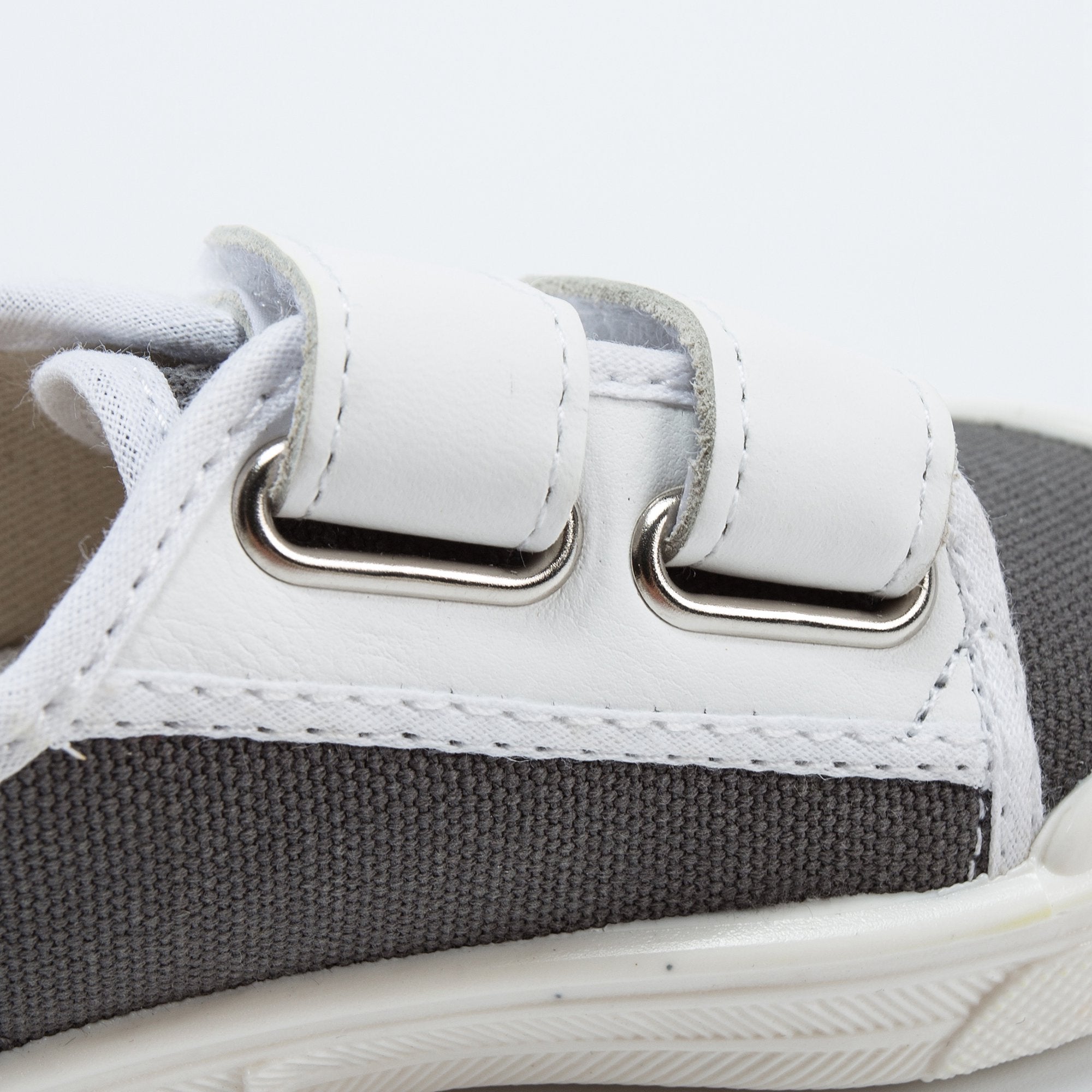 Baby Boys Dark Grey & White Shoes