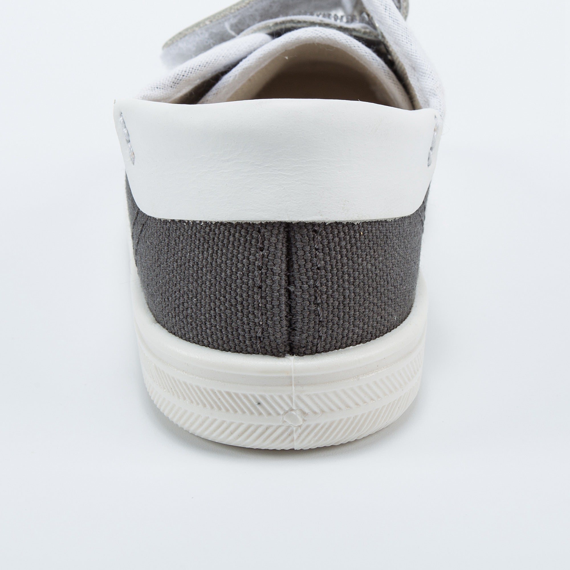 Baby Boys Dark Grey & White Shoes