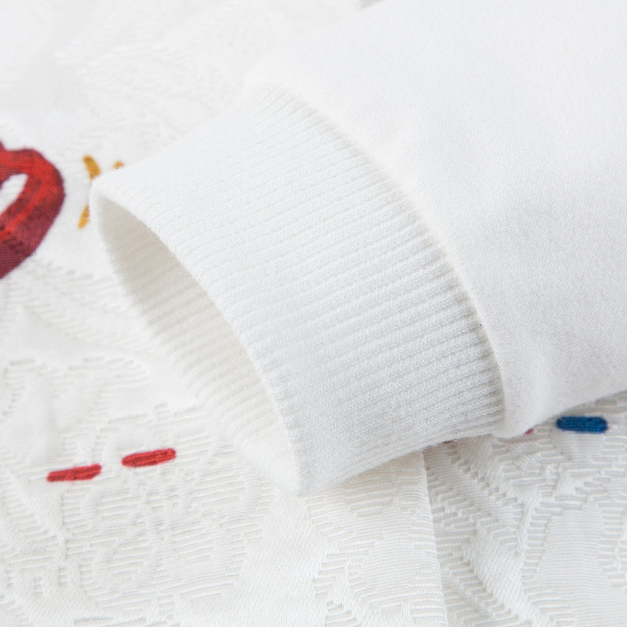 Baby Girls White  Ivory Brocade Top