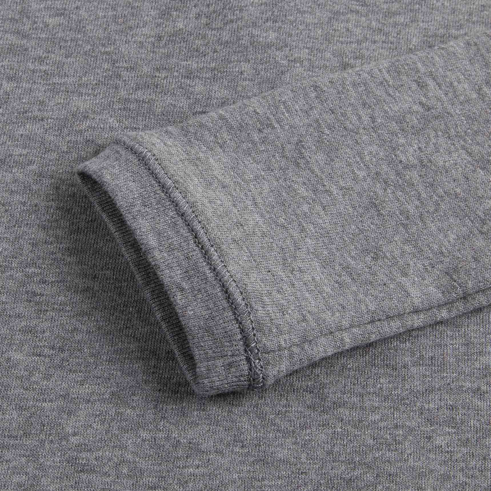 Baby Boys Grey Cotton Jersey Sweater - CÉMAROSE | Children's Fashion Store - 5