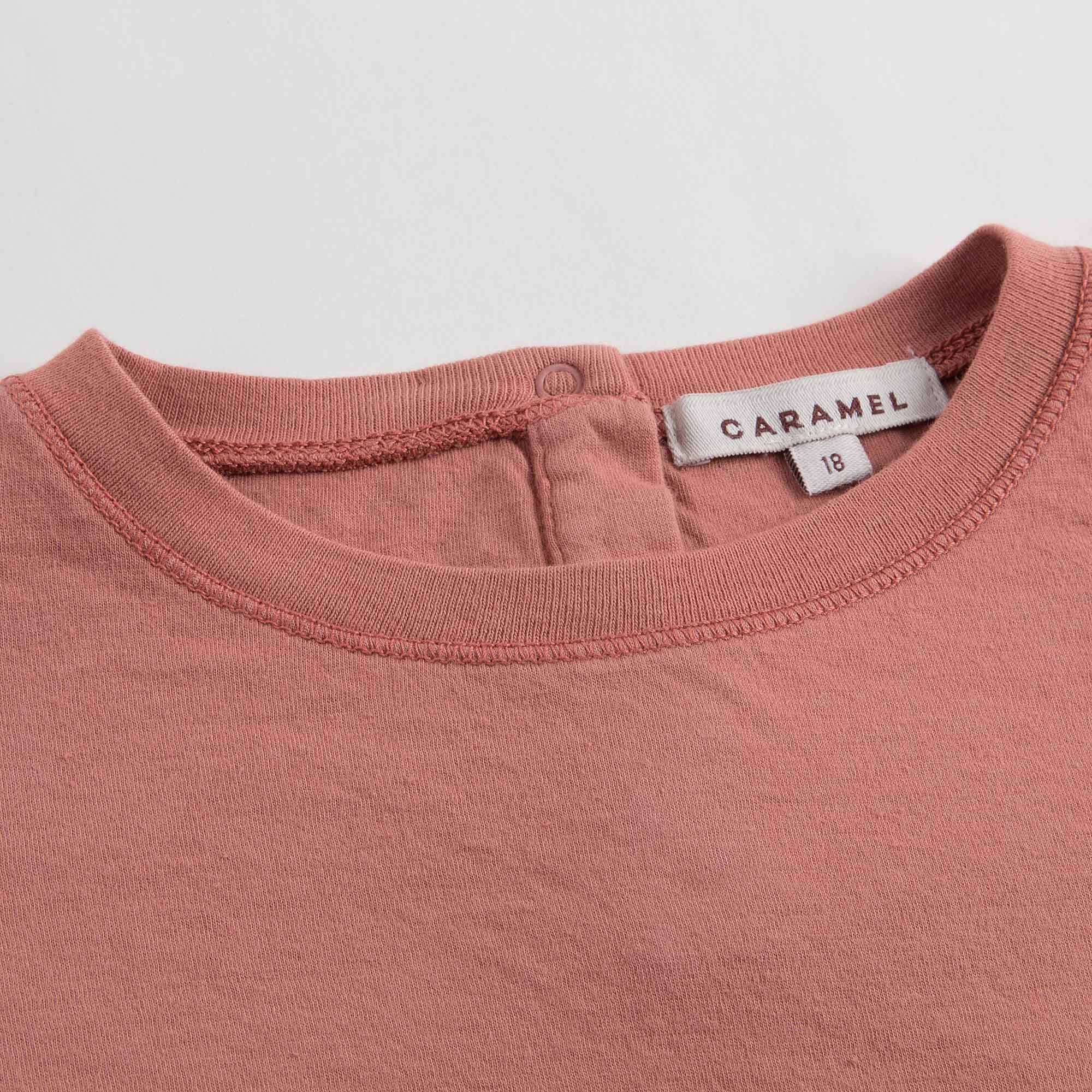 Baby Boys Dark Rose Red Cotton Jersey Sweater - CÉMAROSE | Children's Fashion Store - 3