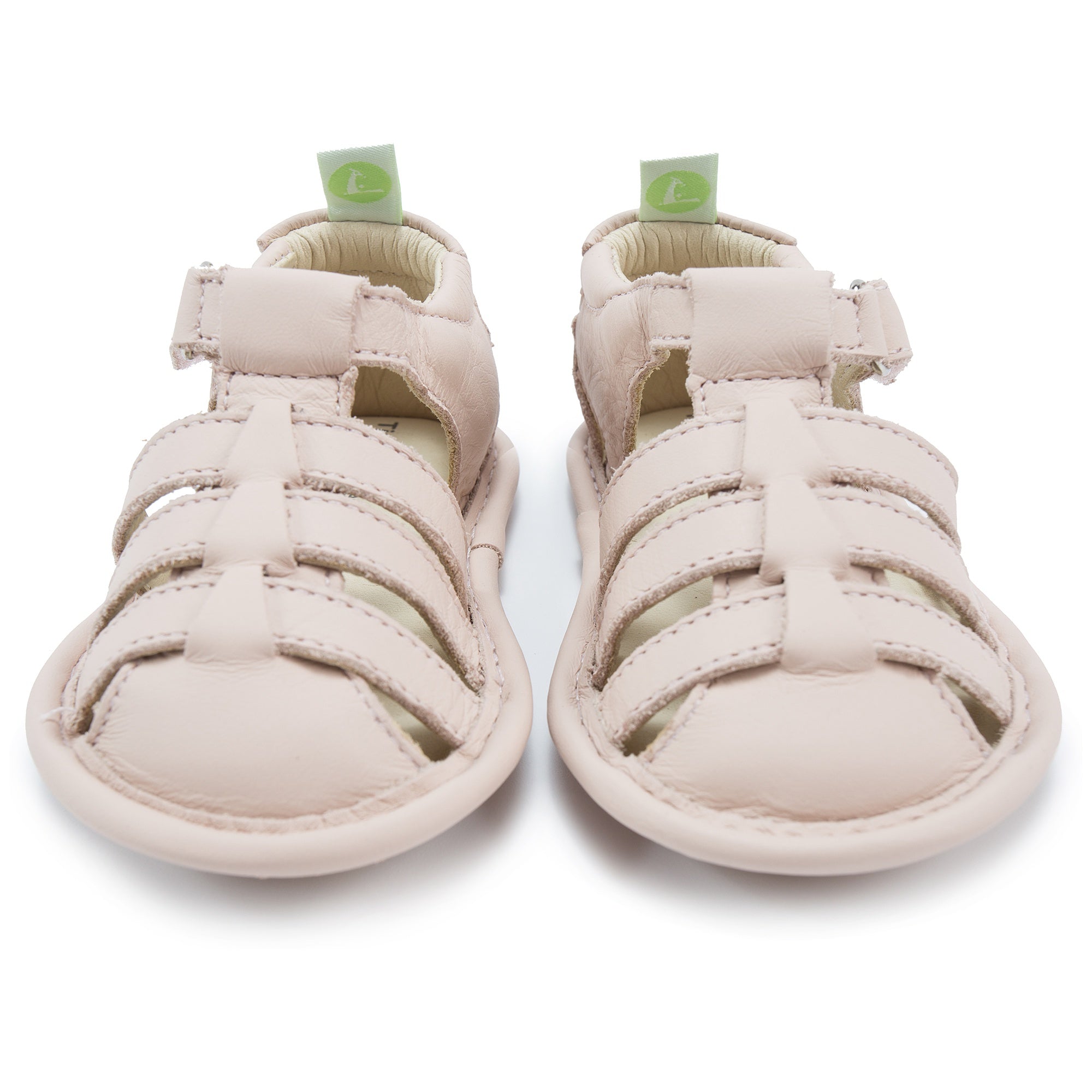 Baby Girls Pink Leather Sandals