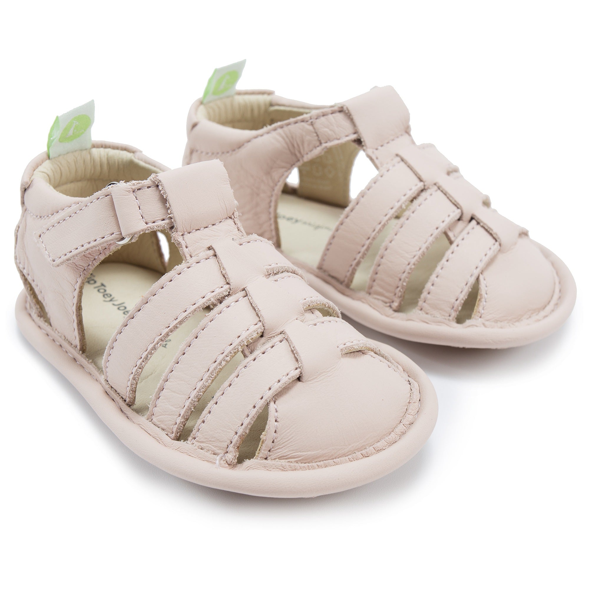 Baby Girls Pink Leather Sandals