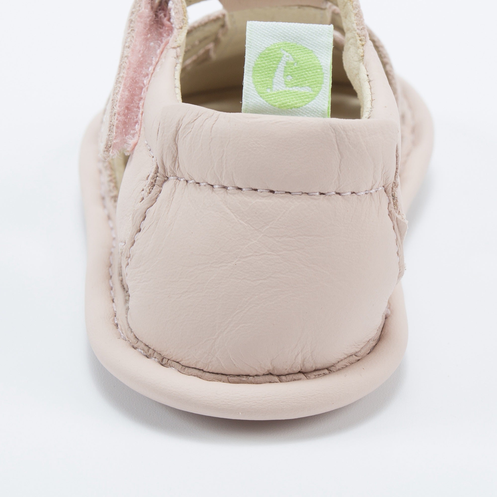 Baby Girls Pink Leather Sandals