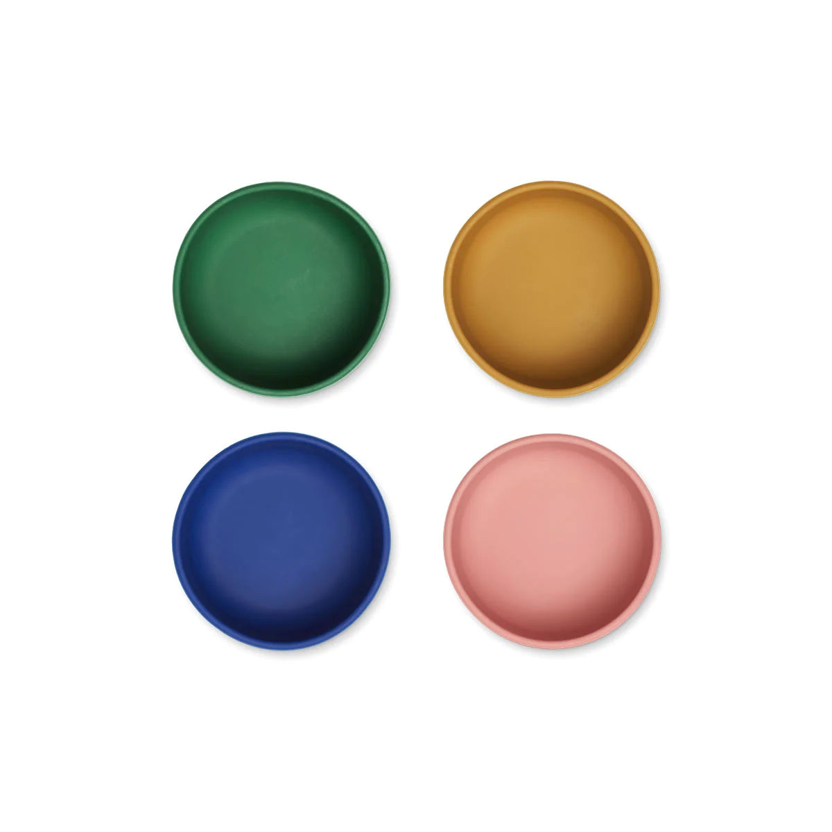 Multicolor Silicone Bowels (4 Pack)