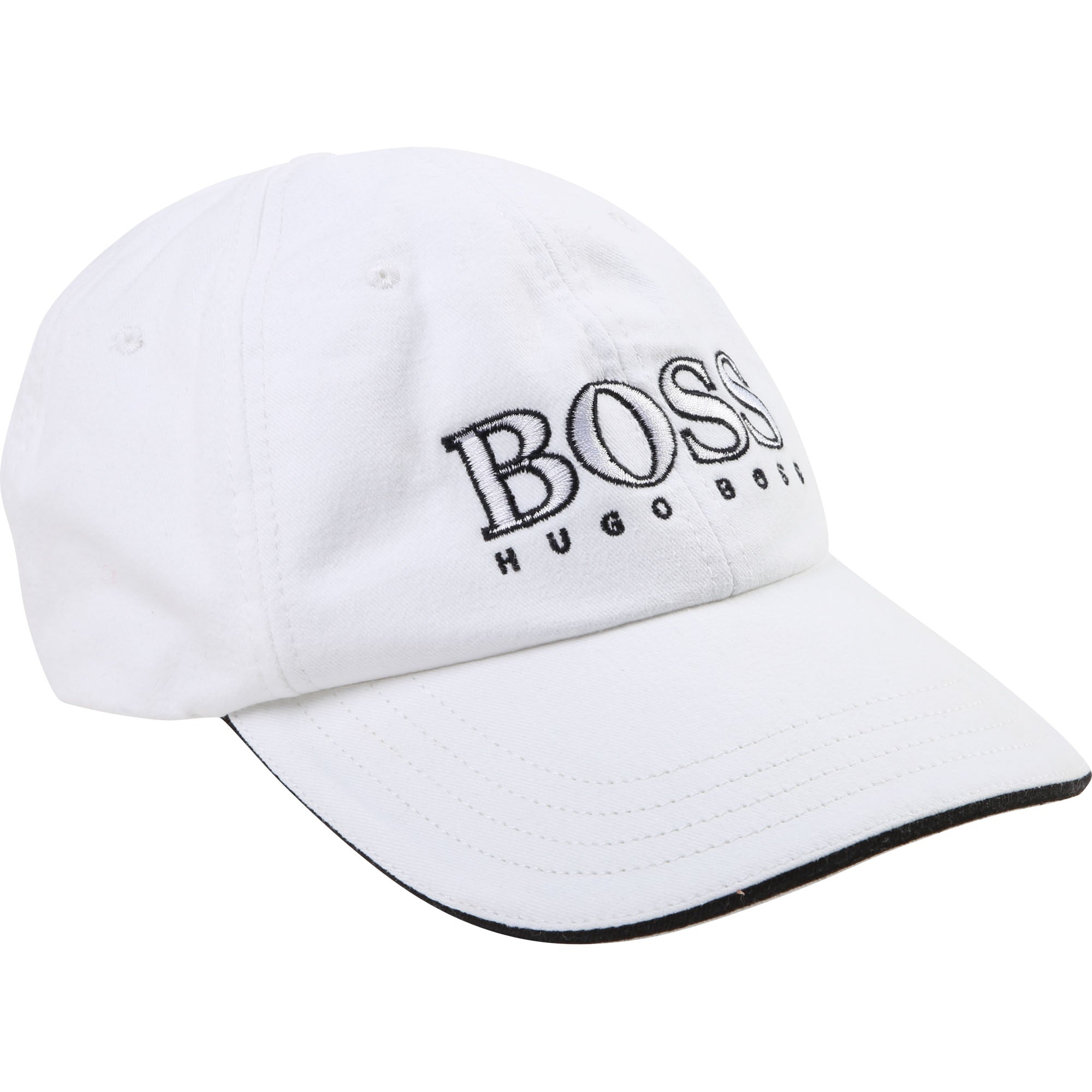Boys White Cotton Hat