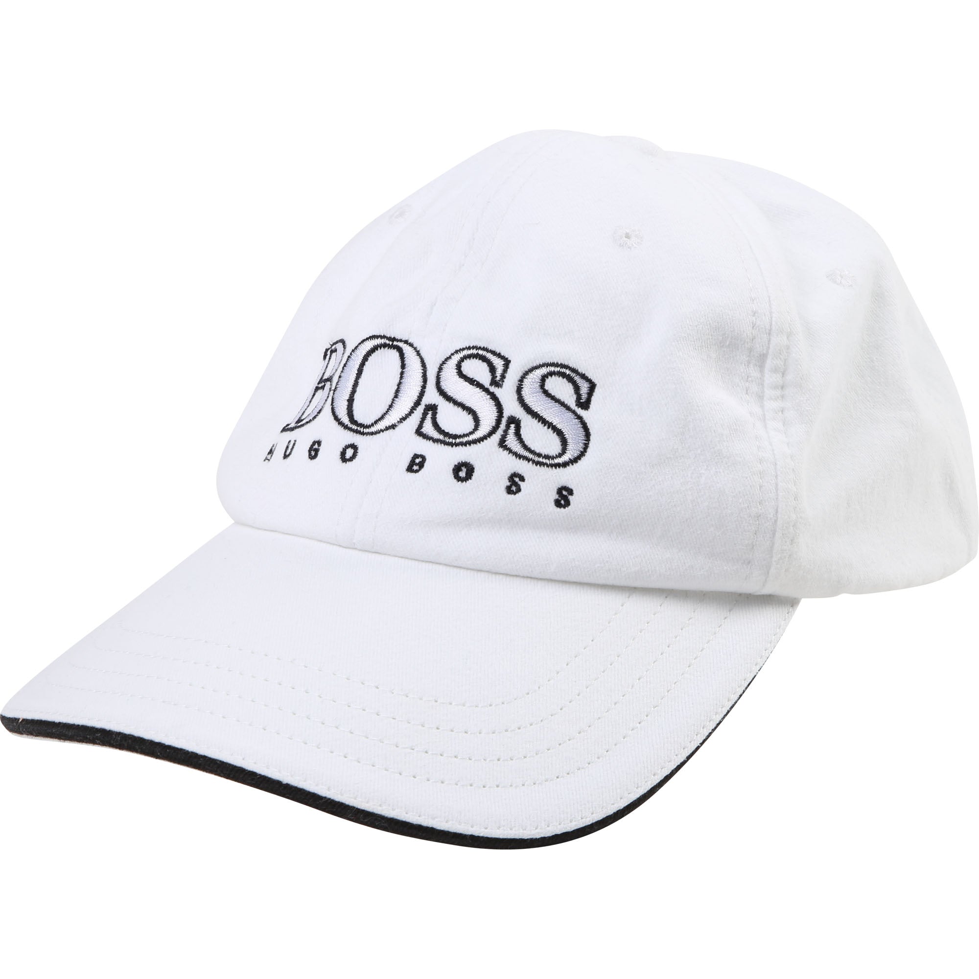 Boys White Cotton Hat