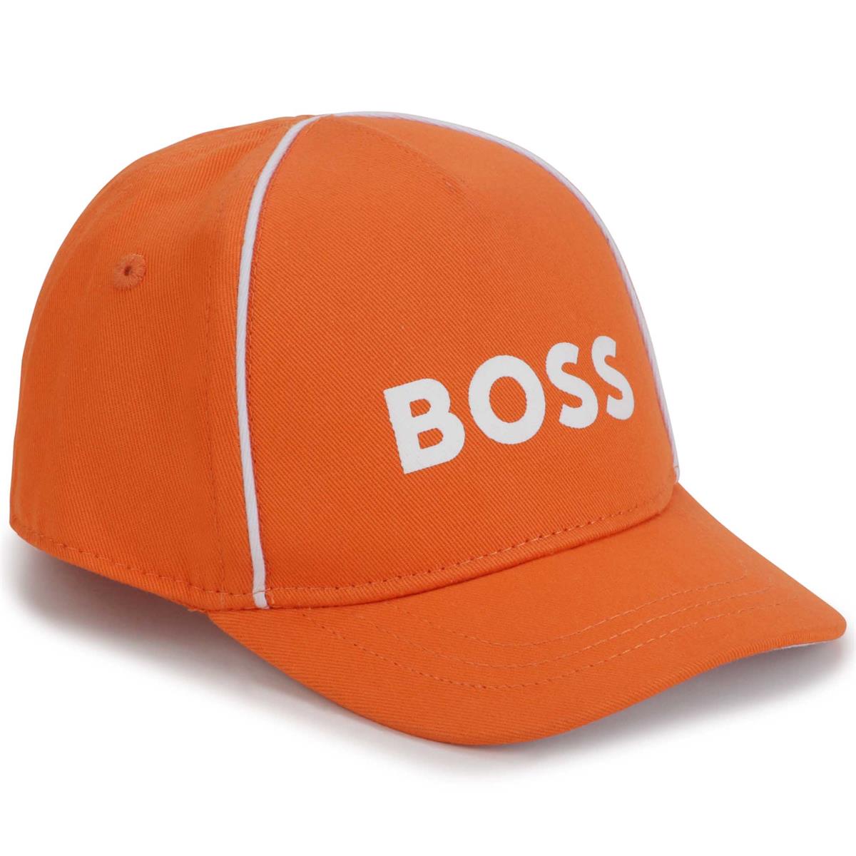 Baby Boys Orange Logo Cap