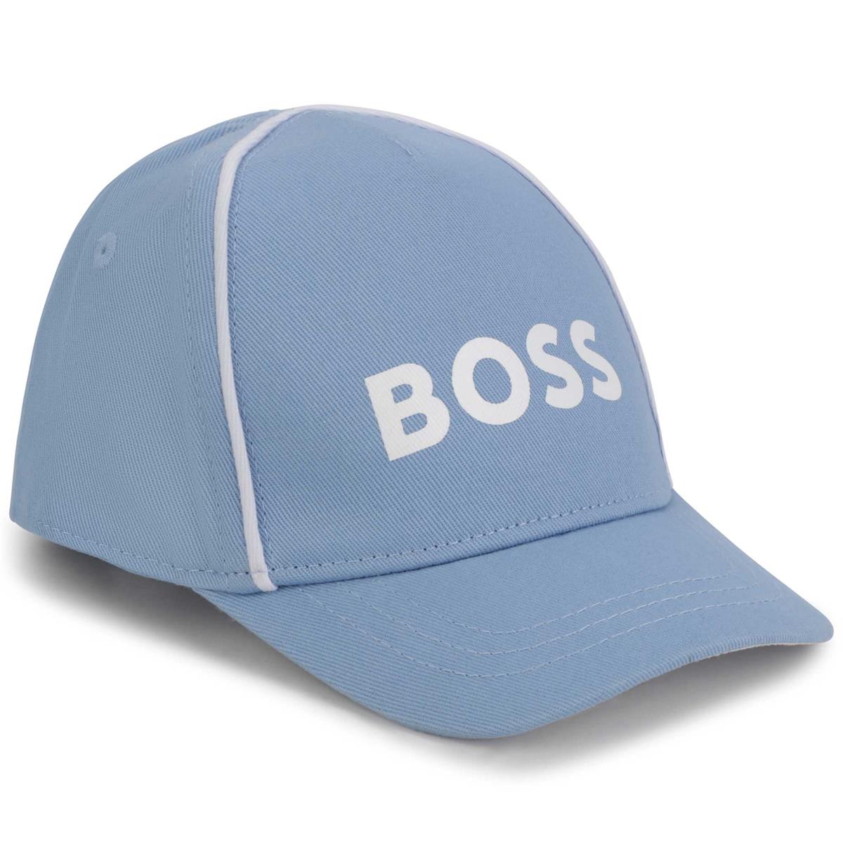 Baby Boys Light Blue Logo Cap